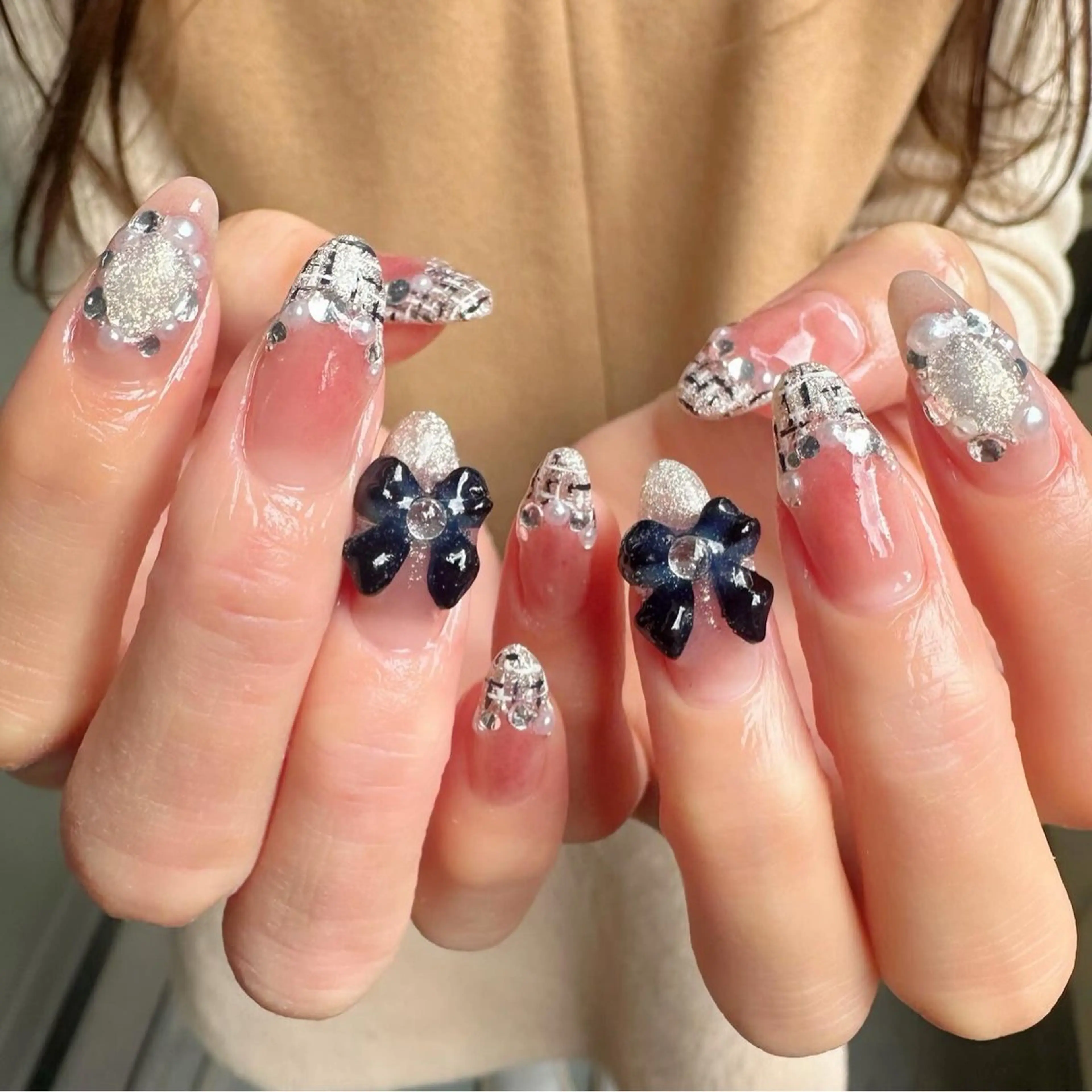ネイル チークネイル フレンチネイル 氷ネイル・うるうるネイル 韓国ネイル マグネットネイル 🪞KAPE NAIL 🪞のネイルデザイン