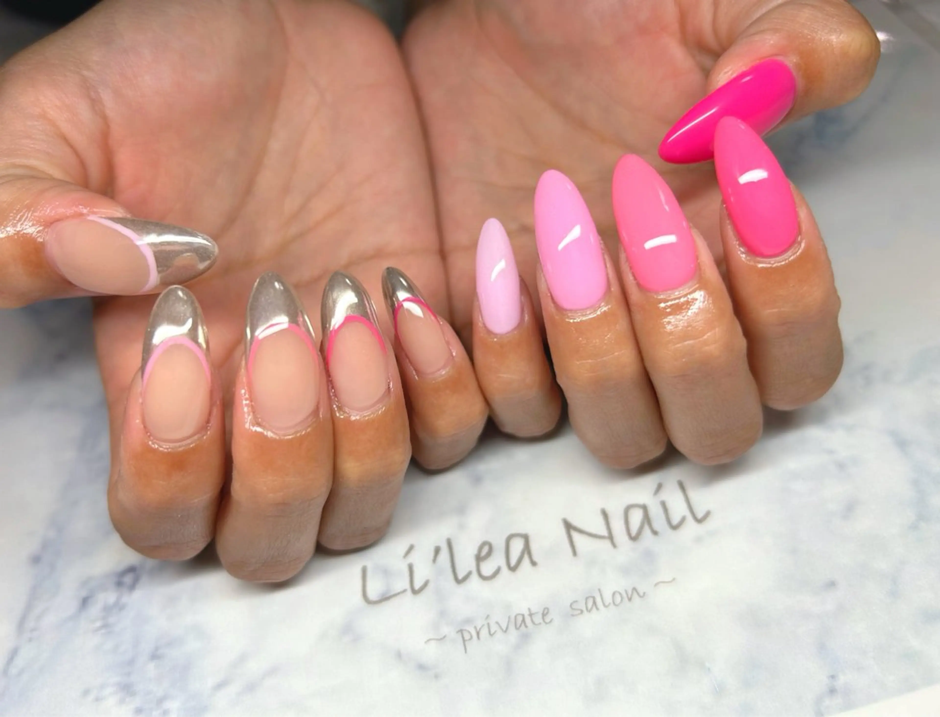 ネイル ハンドネイル Li'leaNail AINAのネイルデザイン