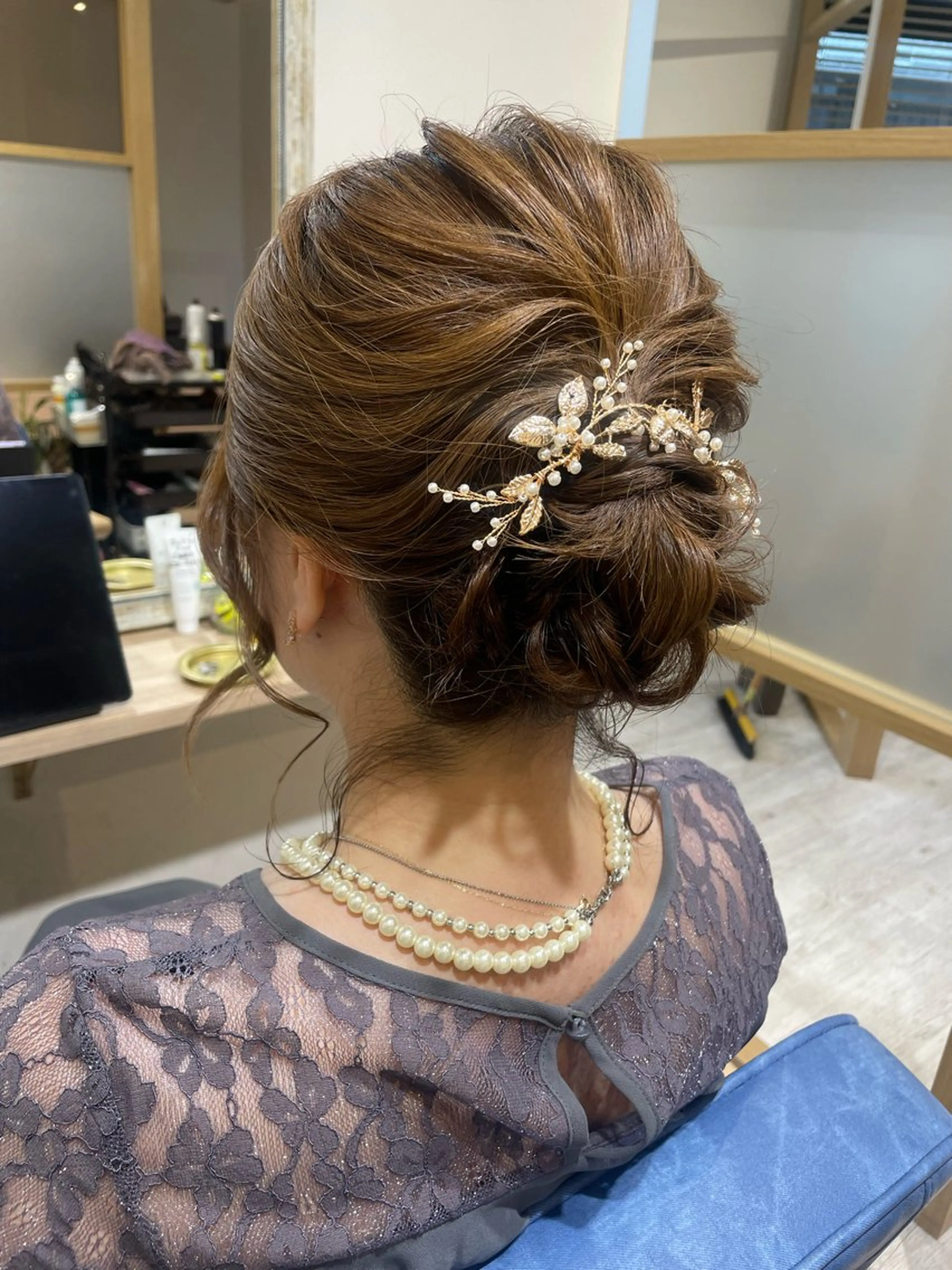 ミディアム ヘアセット Connect Rumiのヘアスタイル