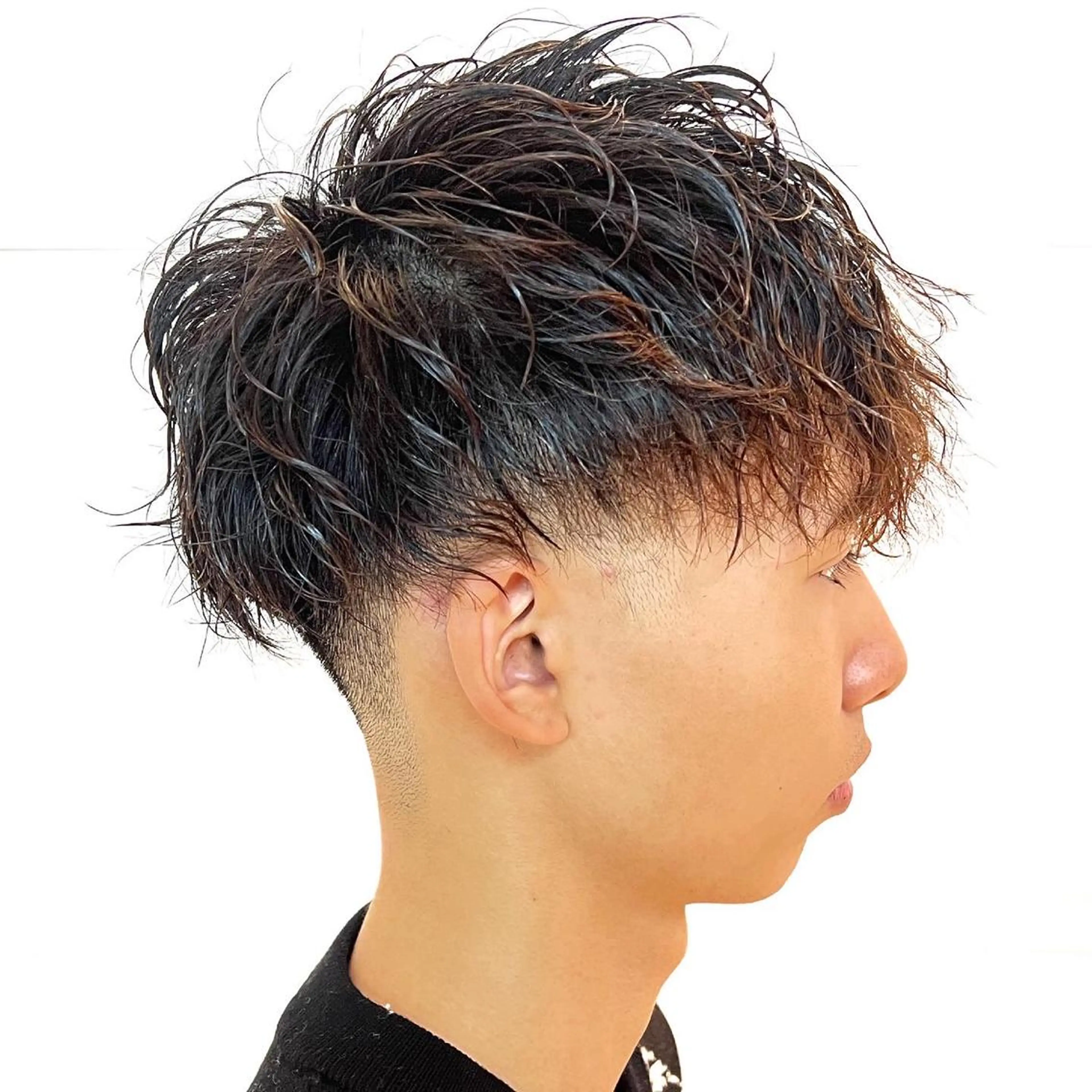 ミディアム 予約1000件超 ✨メンズパーマのヘアスタイル