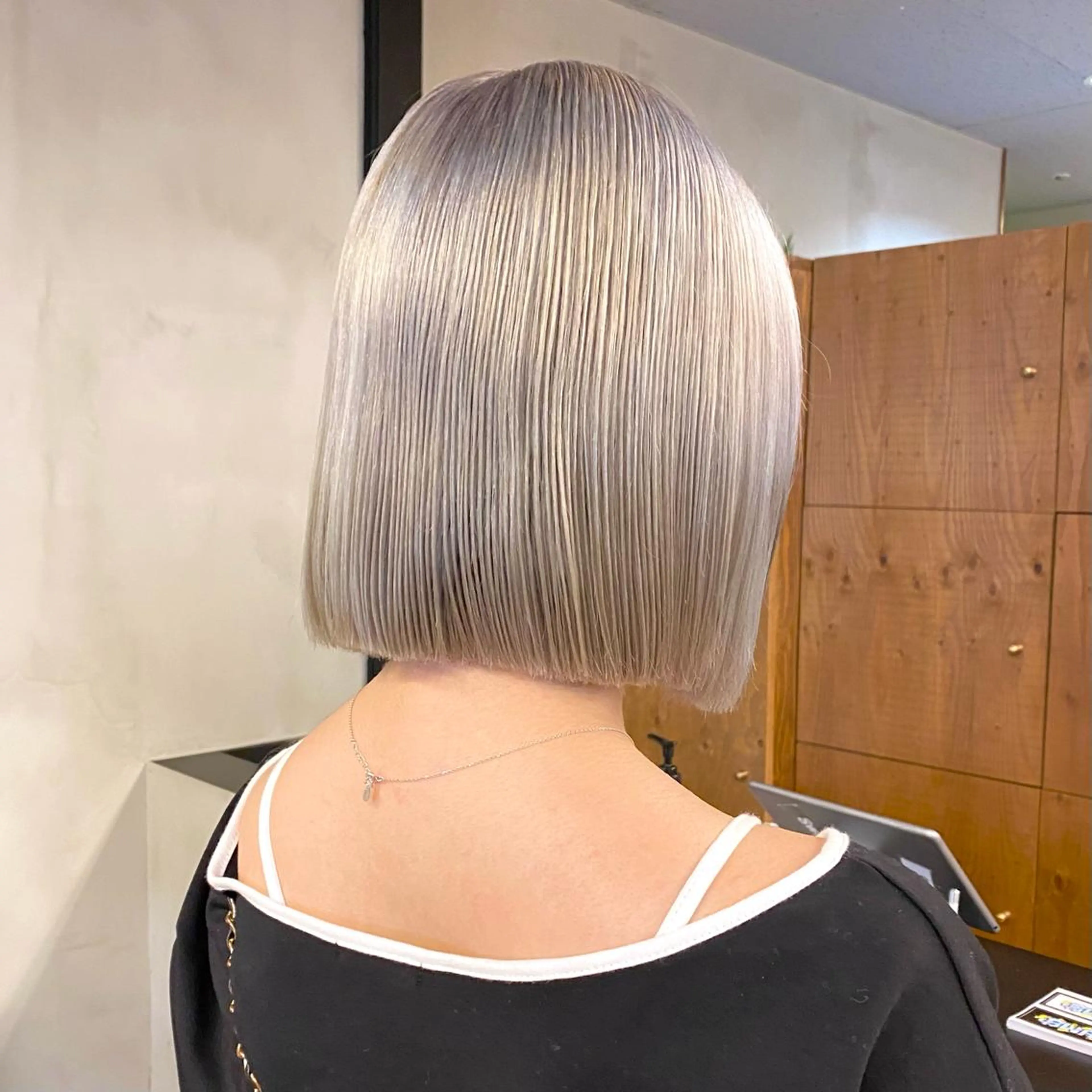 ミディアム カラー パーマ ヘアアレンジ メンズ キッズ ネイル マツエク・マツパ EMANON梅田店所属・前川 朋香のヘアスタイル