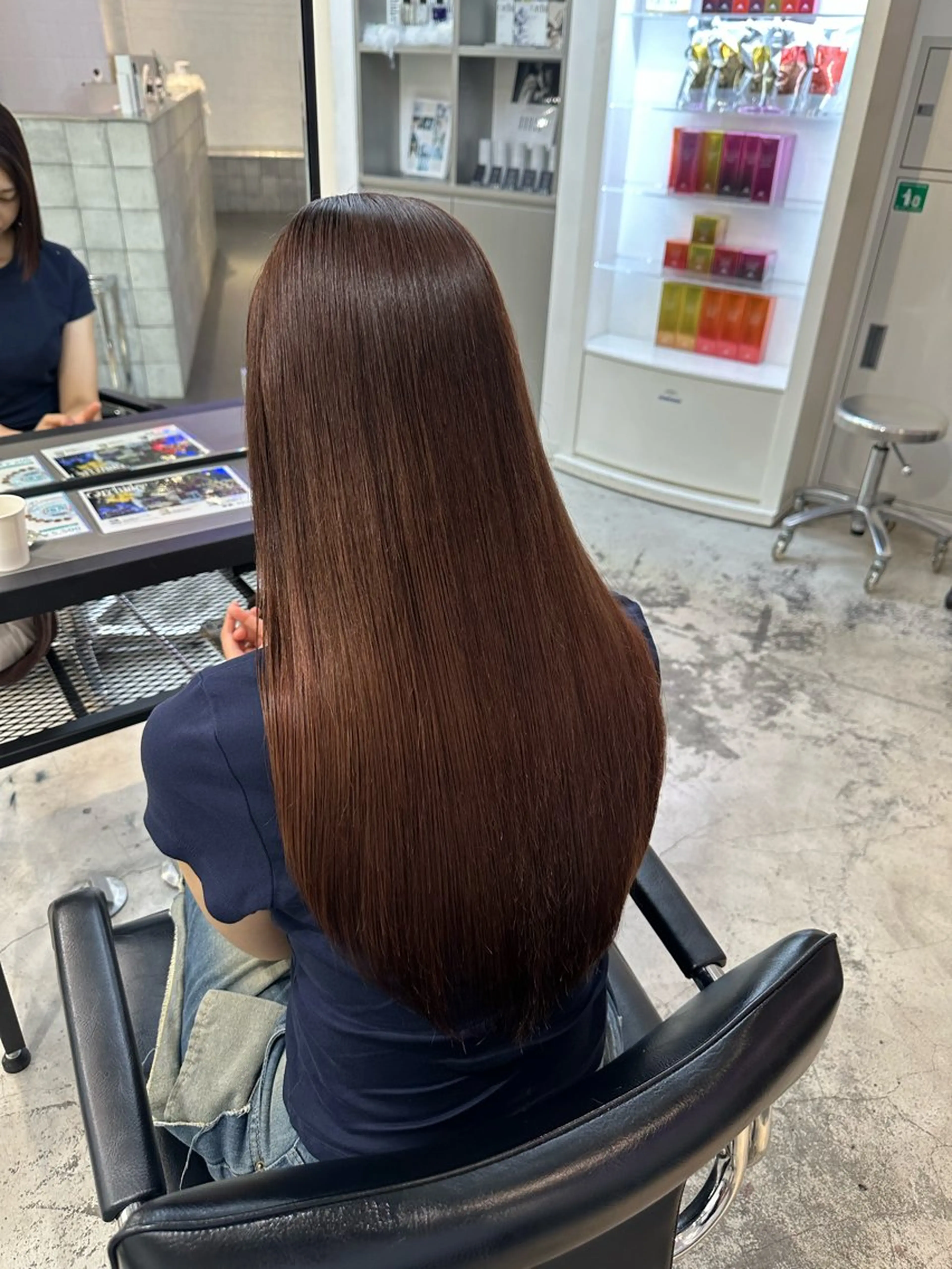ロング カラー ヘアアレンジ メンズ ヘアカラー 縮毛矯正 トリートメント 暖色💖ツヤ髪💖 masae🌼のヘアスタイル