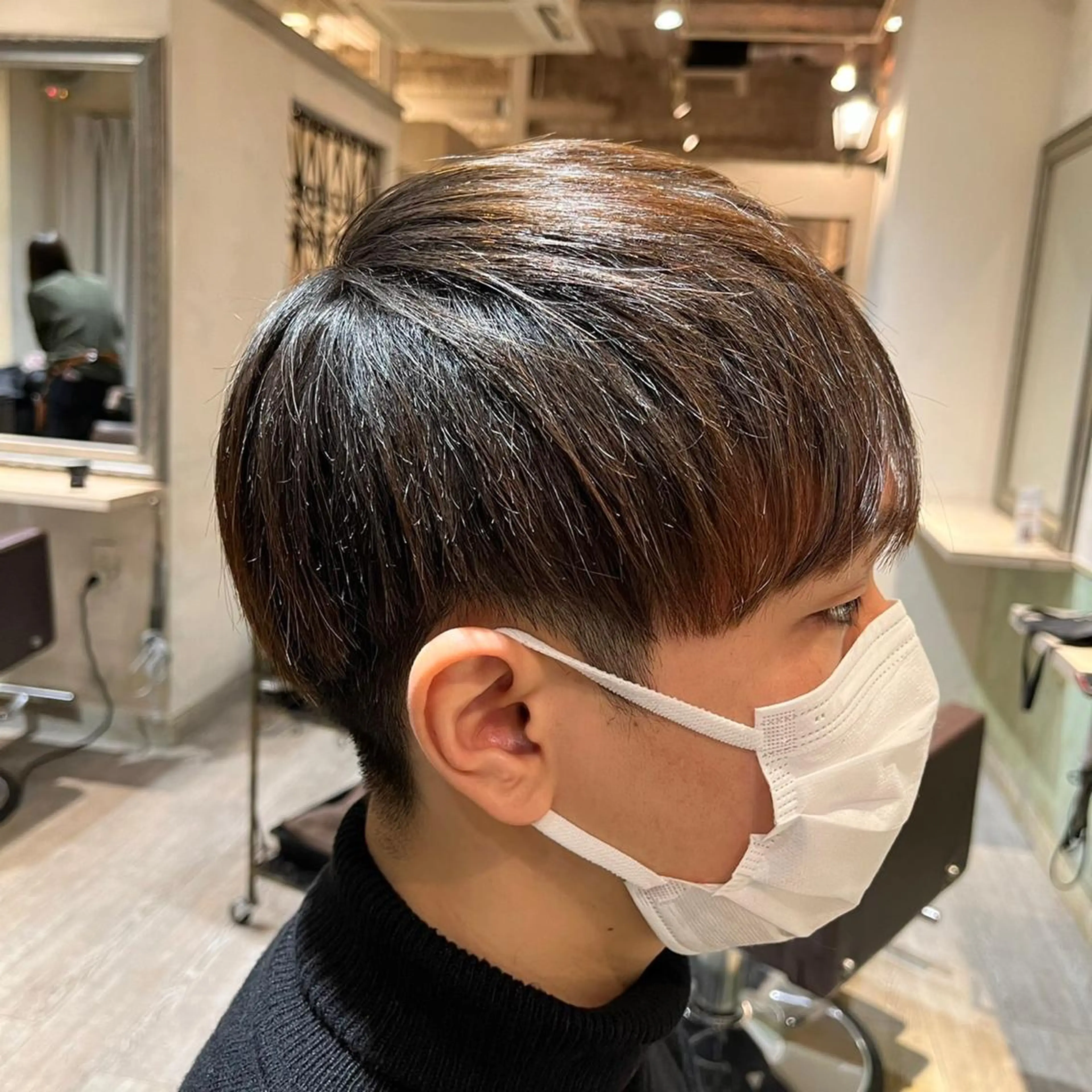 メンズ ナカノ /シールエクステのヘアスタイル