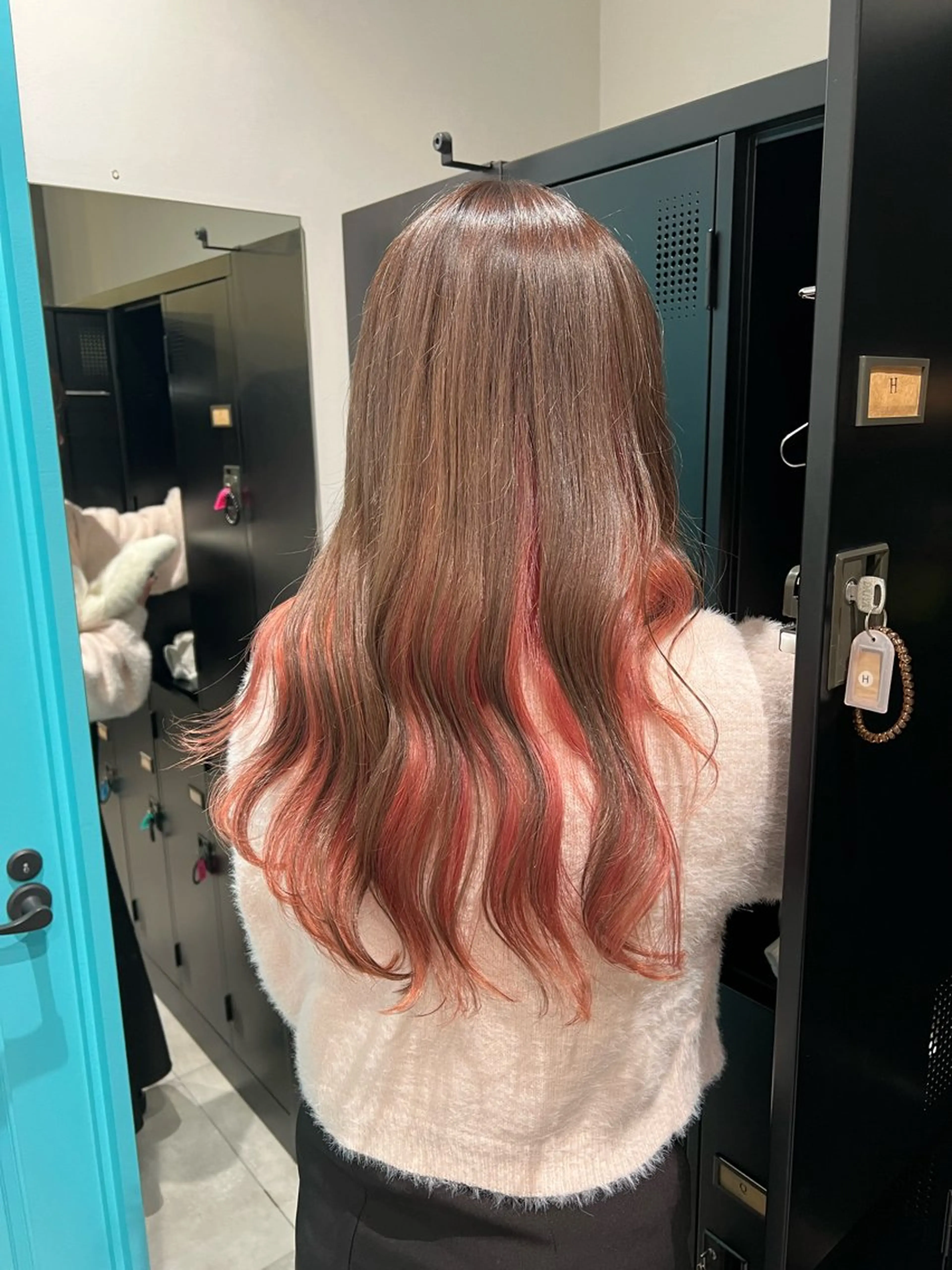 ロング カラー ヘアカラー トリートメント 🌞レイヤー×カラー 前川那津美🌞のヘアスタイル