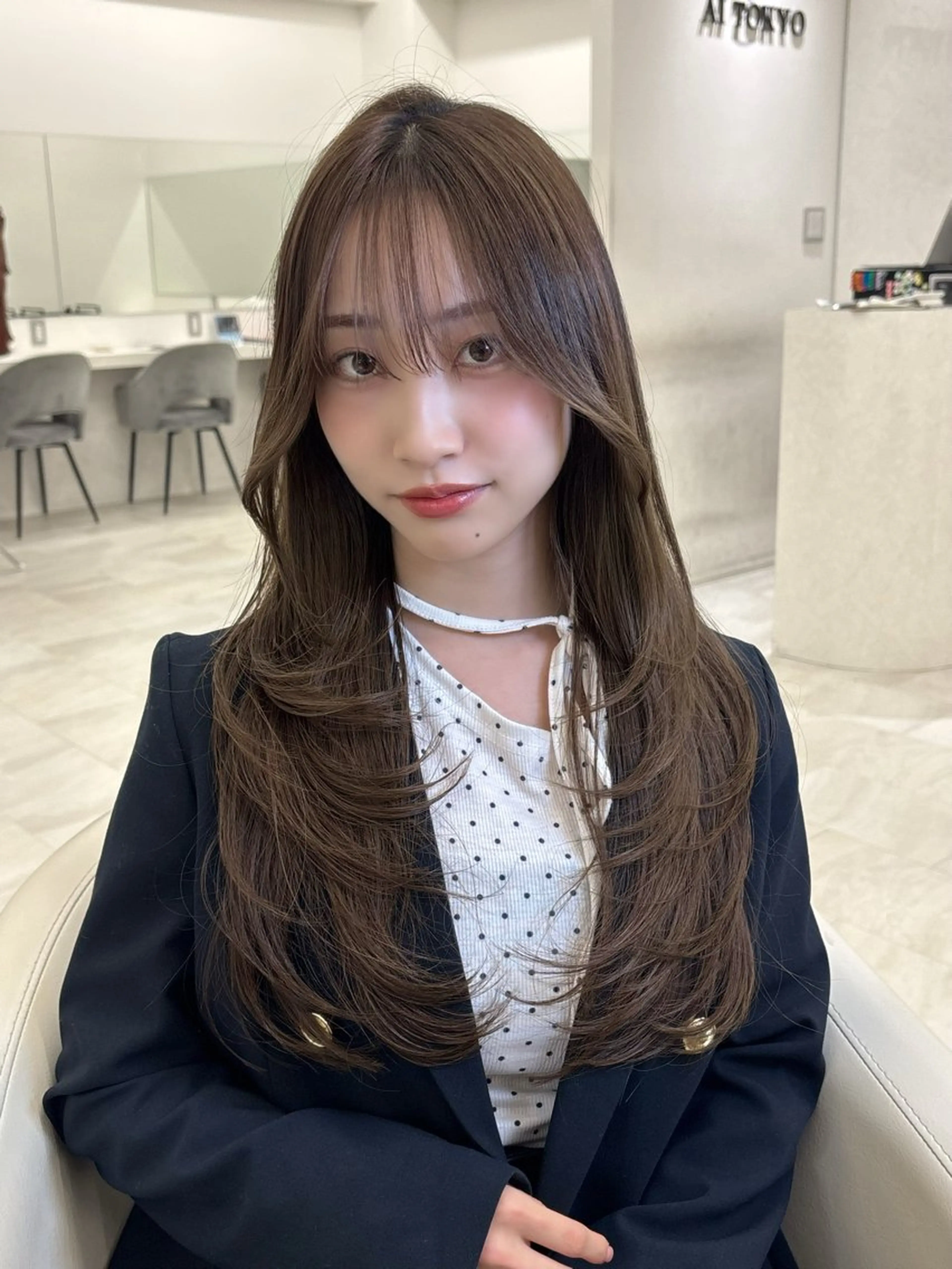 ロング カット ヘアカラー TAKATO レイヤー×艶髪✨️のヘアスタイル