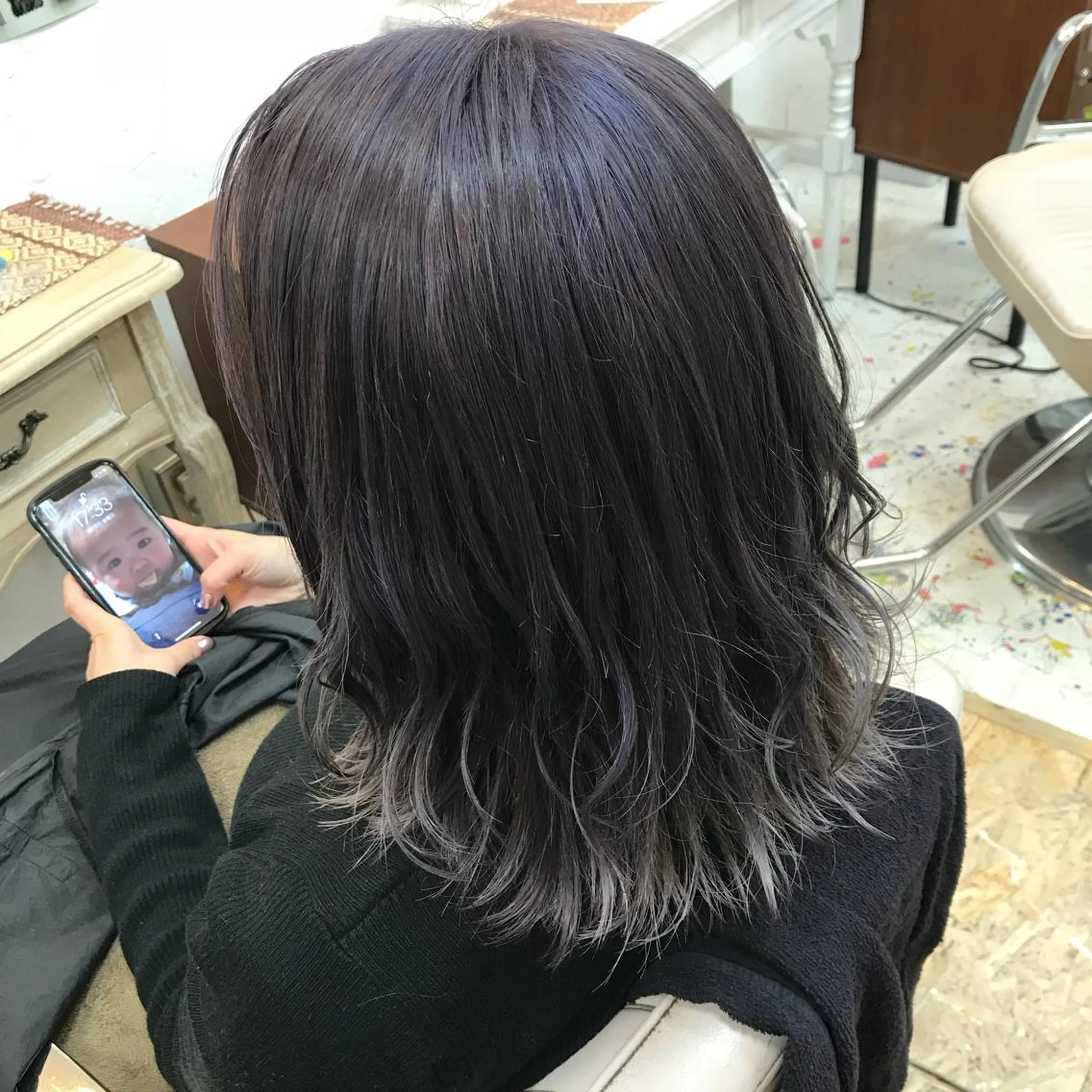 ミディアム カラー カット ヘアカラー トリートメント 💘カラー人気Ｎｏ. １💘SAYAのヘアスタイル