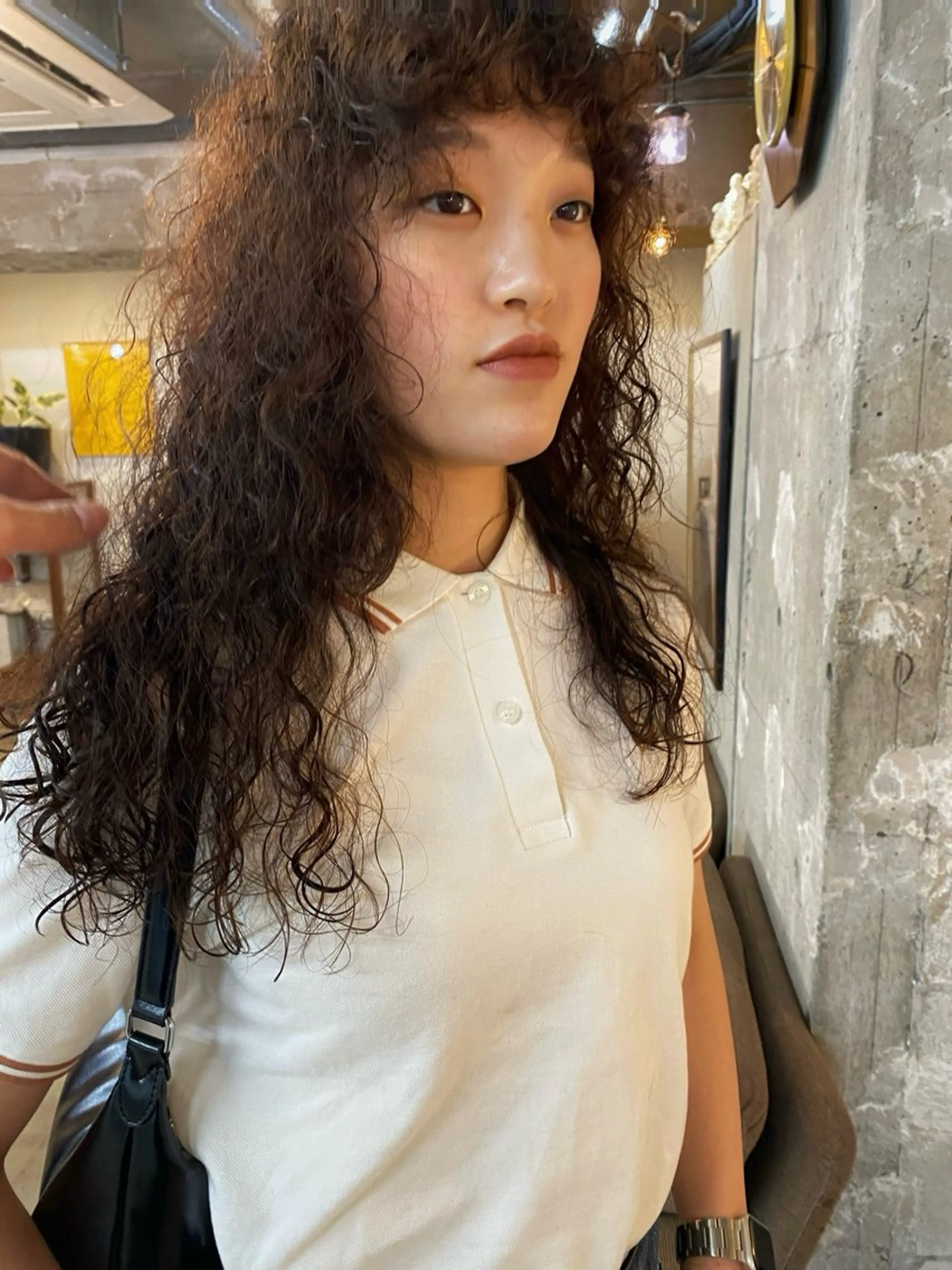 セミロング パーマ カット パーマ KEI gattacaのヘアスタイル