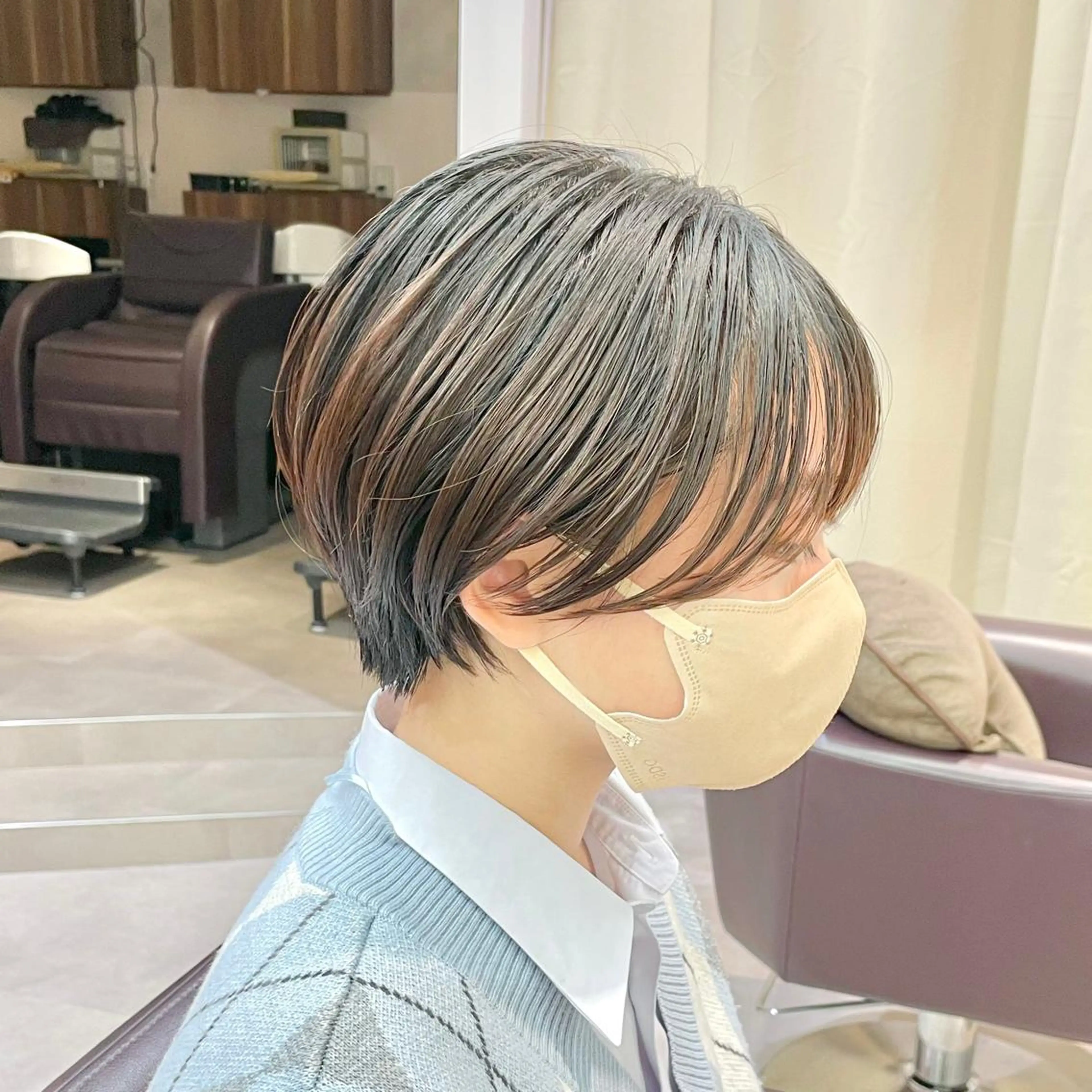 ショート カラー カット トリートメント ショートボブ/カラー 🌟齋藤ほのかのヘアスタイル