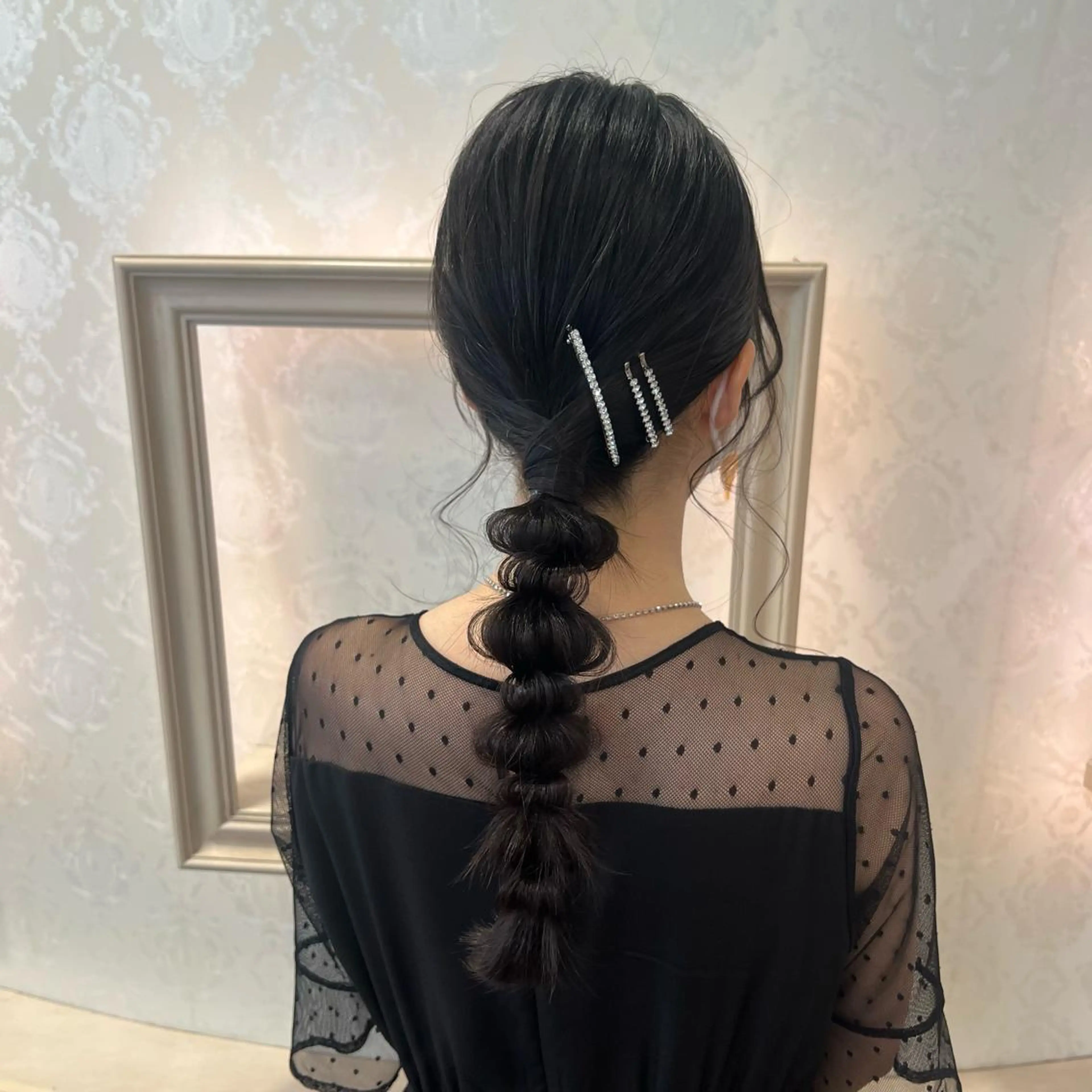 ロング ヘアアレンジ ヘアセット SALOWIN川崎WEST店所属・🌷川崎/アレンジ/ 暖色ボブ/コトネ🌷のヘアスタイル