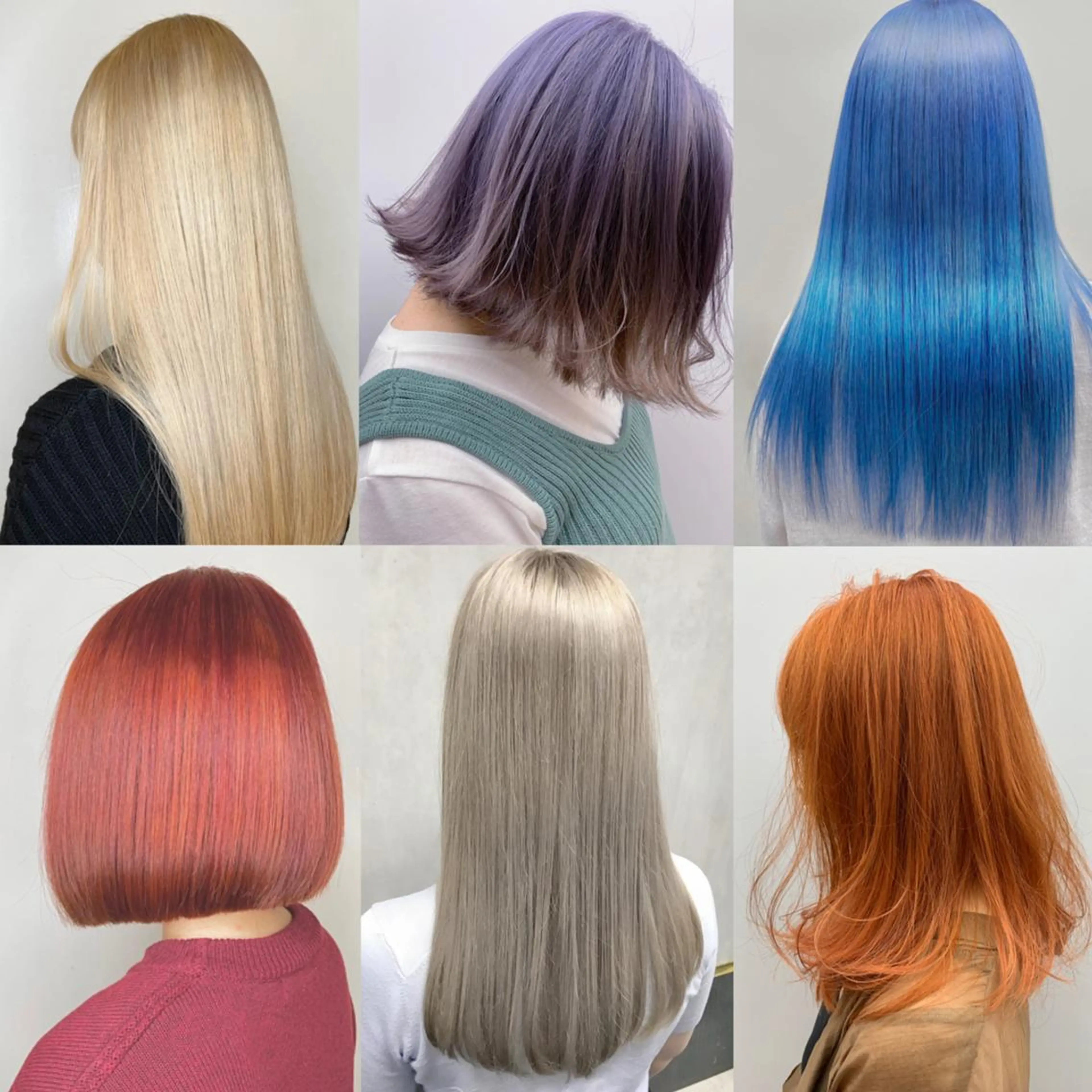 ミディアム カラー アディクシーカラー ブロンド デザインカラー ハイトーンカラー イルミナカラー ヘアケア特化型サロン newi 京橋のヘアスタイル