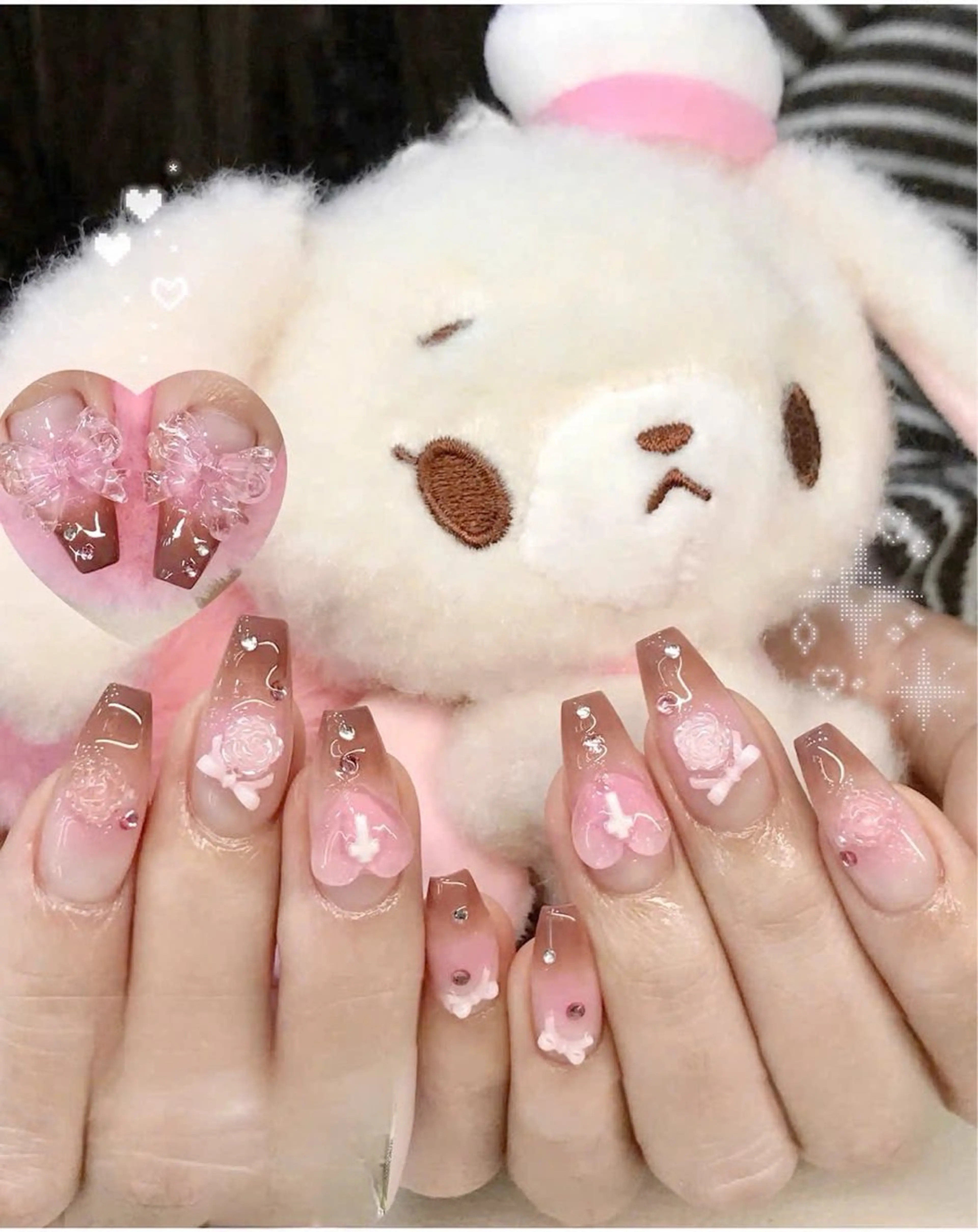 ネイル フレンチネイル キラキラネイル マグネットネイル ミラーネイル ニュアンスネイル ハンドネイル Lyn Nailのネイルデザイン