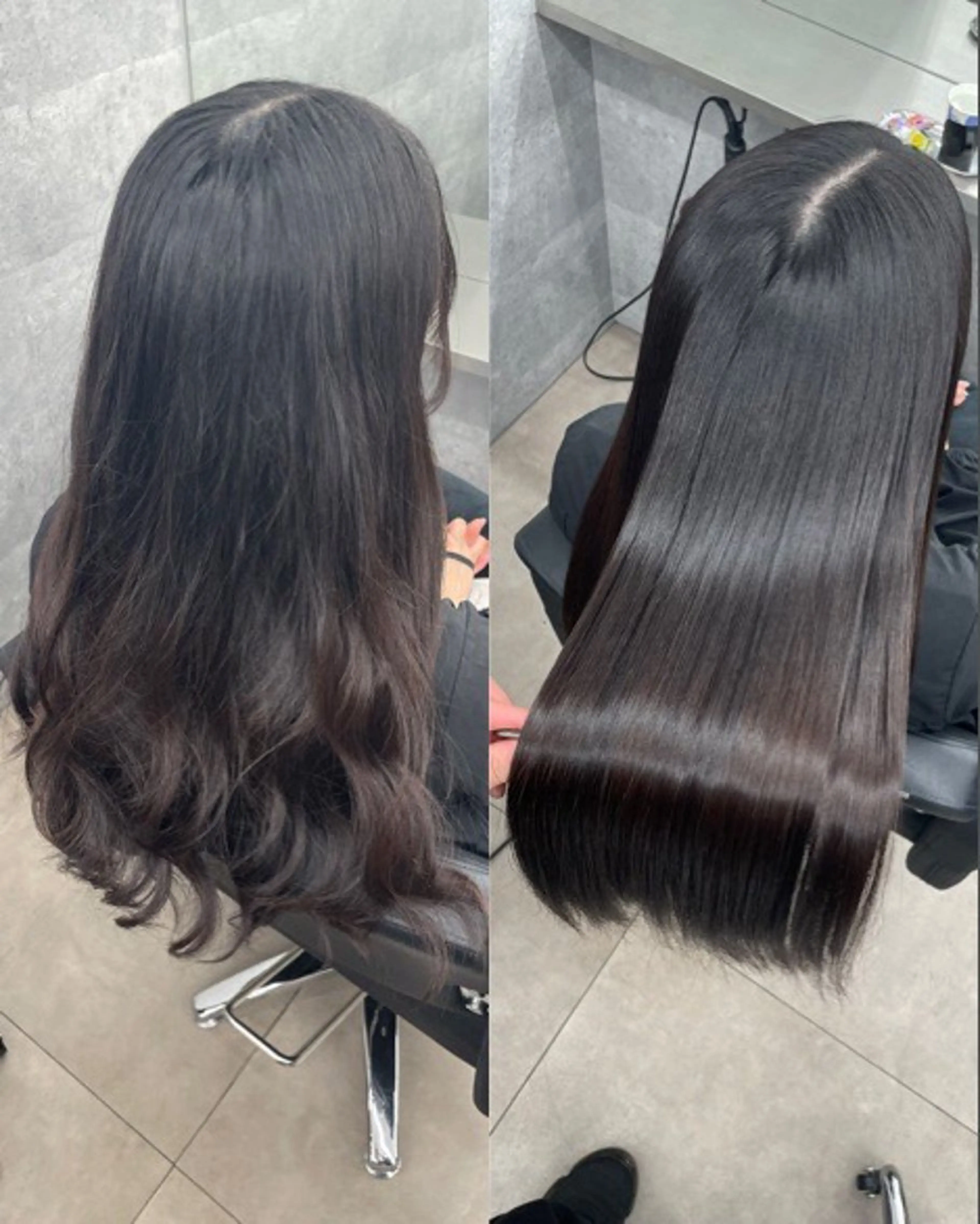 セミロング 縮毛矯正 縮毛矯正 トリートメント 👑美髪矯正 SORAのヘアスタイル