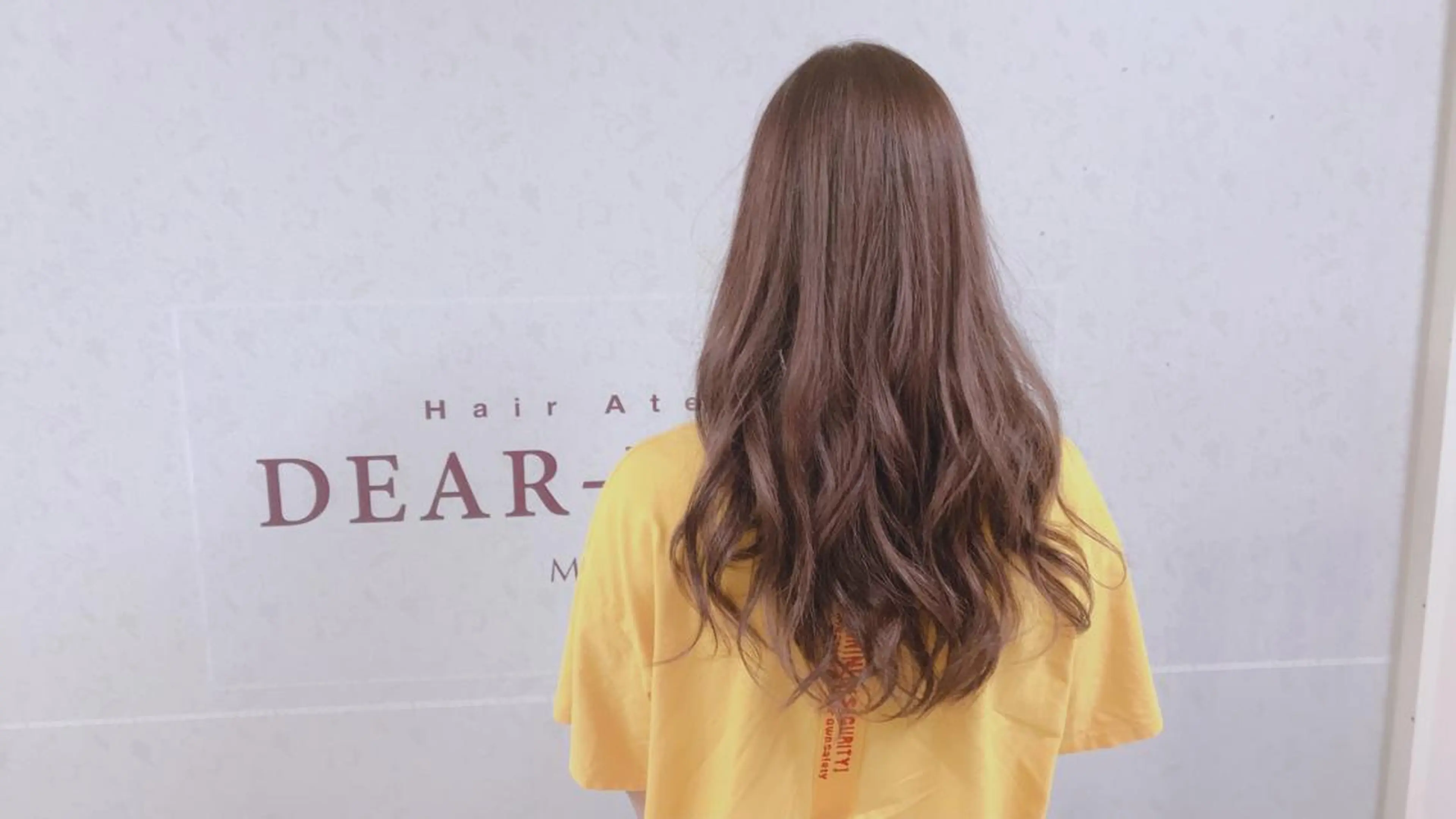 ロング カラー ピンクカラー 中嶋 ナカジマのヘアスタイル