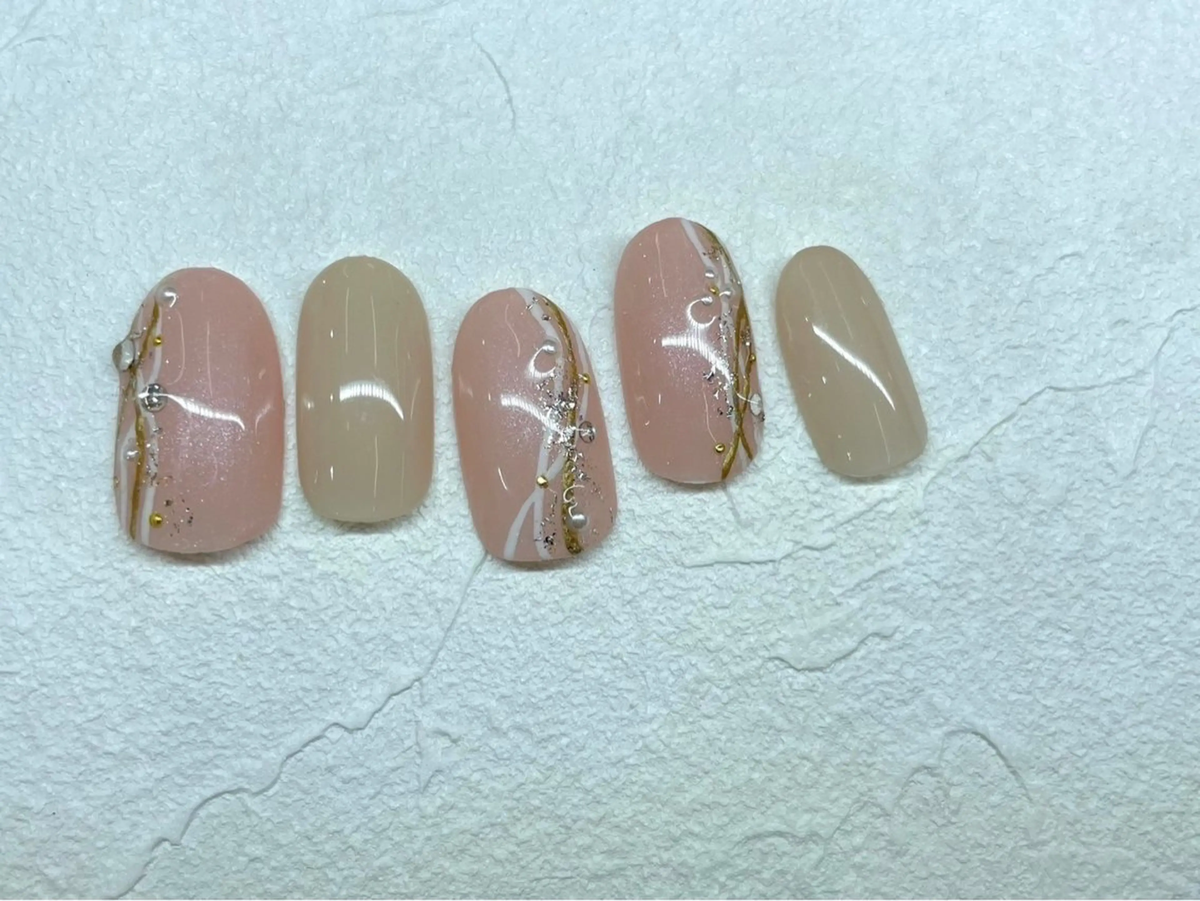 ネイル ⭐︎休業中の練習⭐︎ JNA認定講師髙橋のネイルデザイン