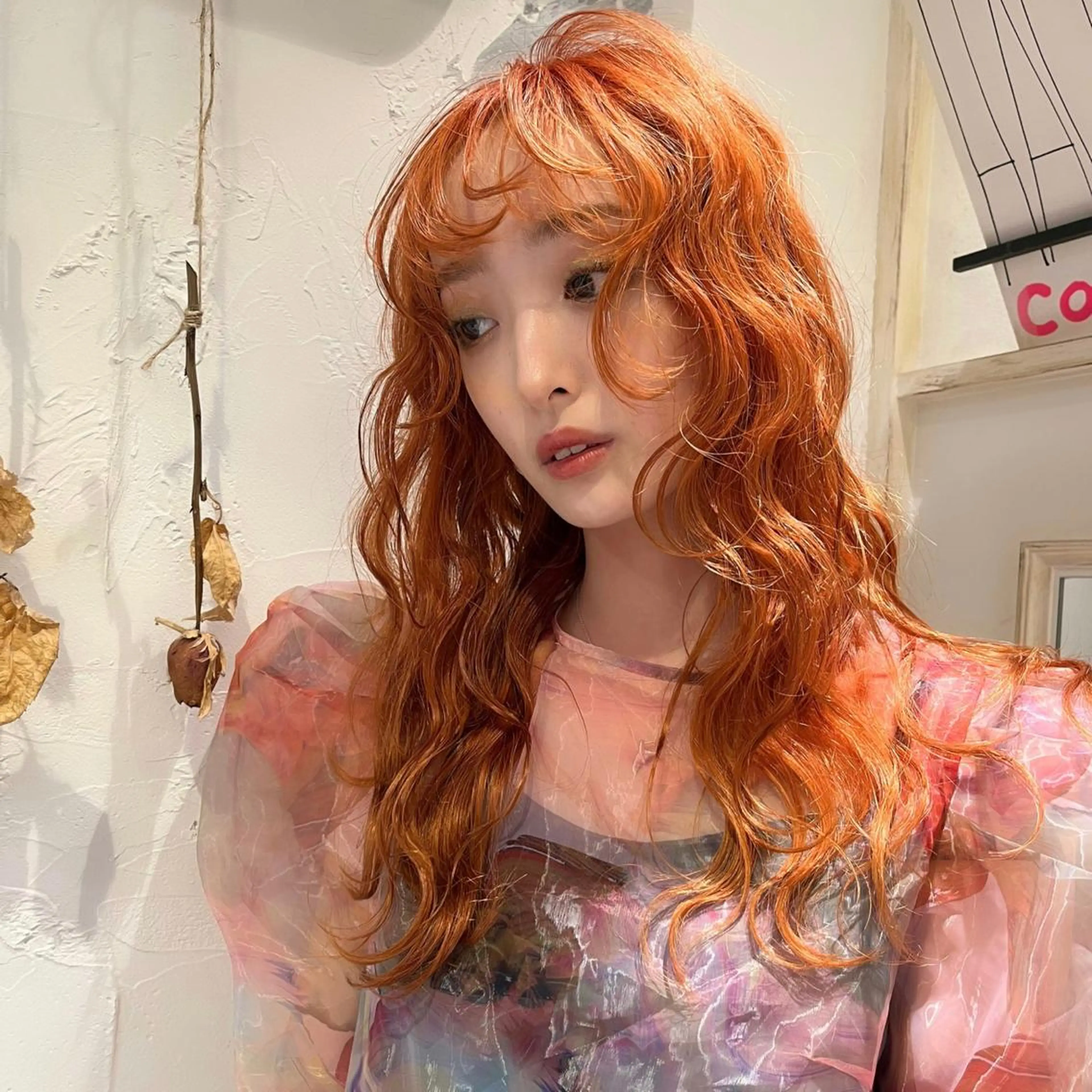 ロング カラー ブリーチ ロング irwi/イルウィ所属・miku🎀門前仲町 ブリーチ・レイヤーのヘアスタイル