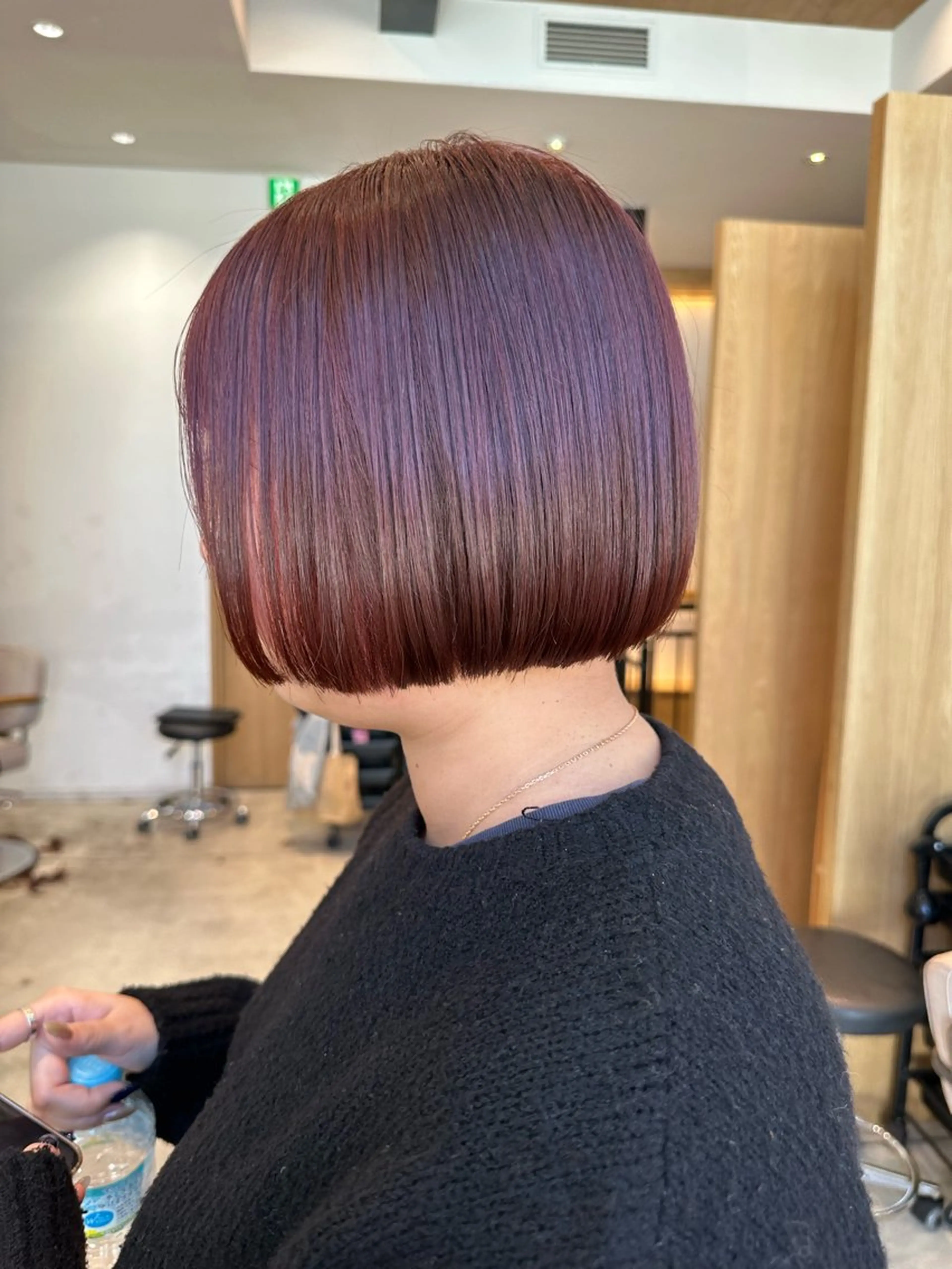ショート カット ヘアカラー トリートメント GO TODAY原宿Lux所属・ボブ/暖色カラー/ 縮毛矯正/岸本恭明のヘアスタイル