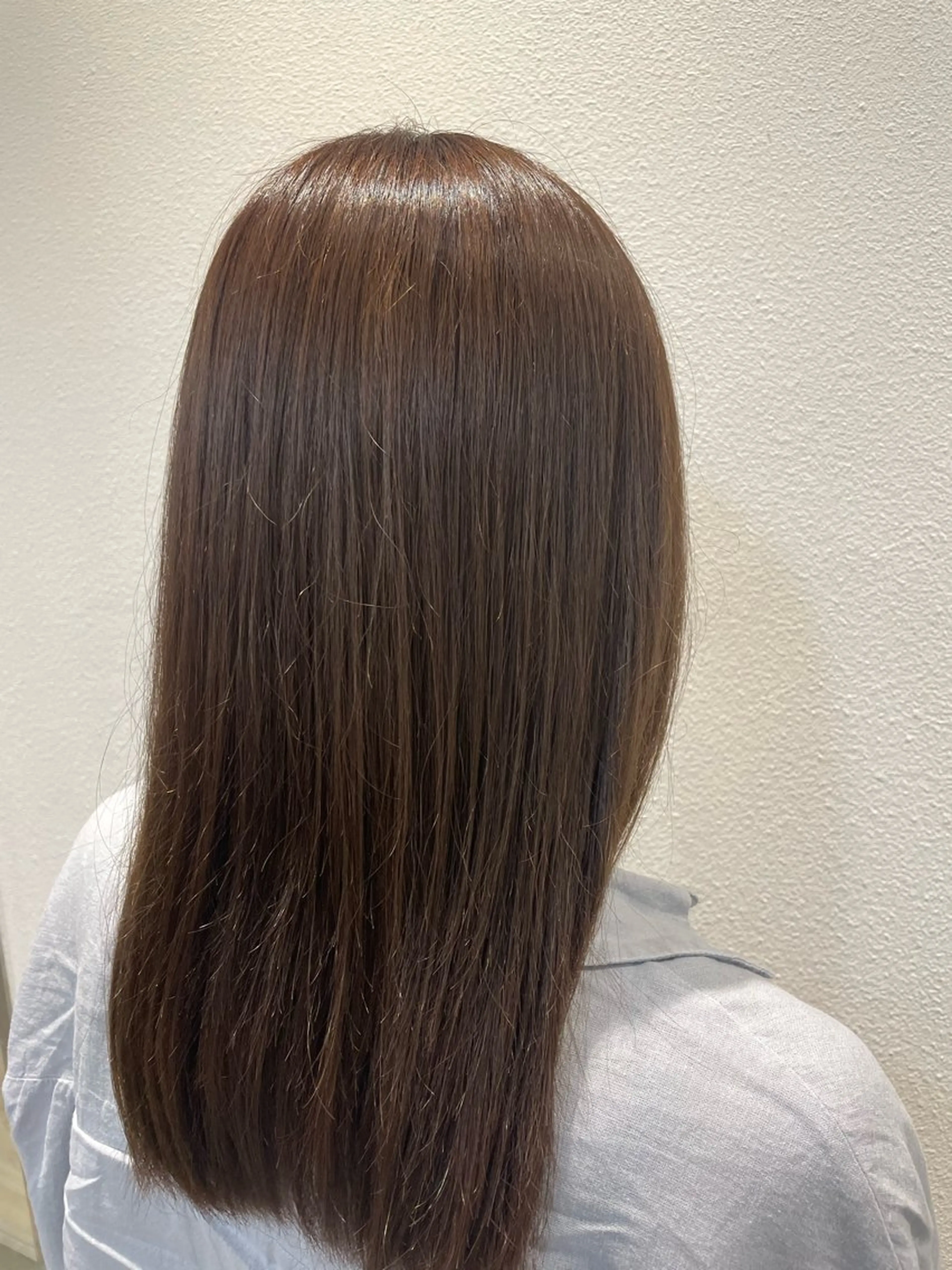 セミロング カラー ヘアカラー トリートメント ながこ /透明感カラーのヘアスタイル