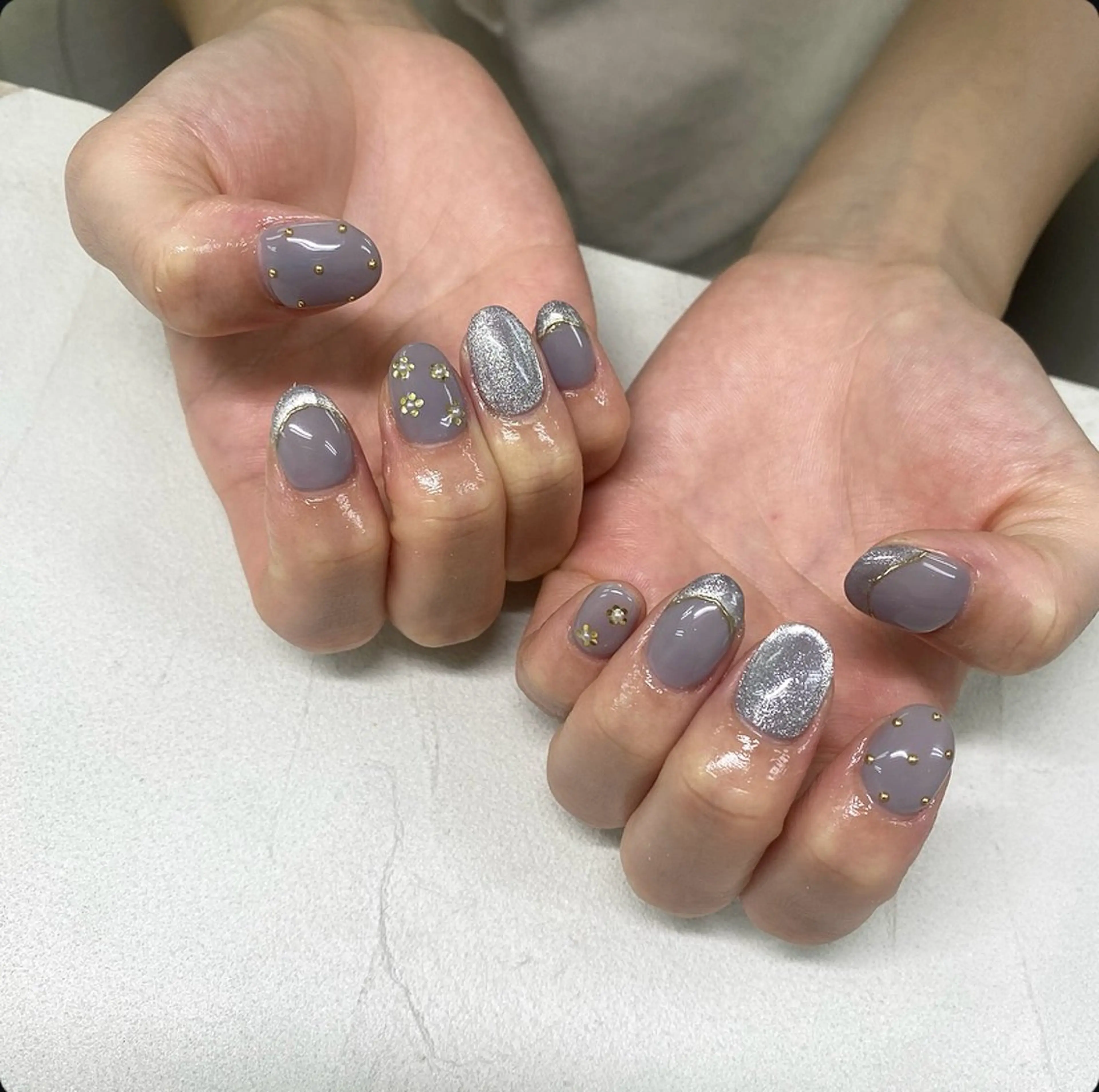 ネイル Bianca🩶 TAMIYAのネイルデザイン