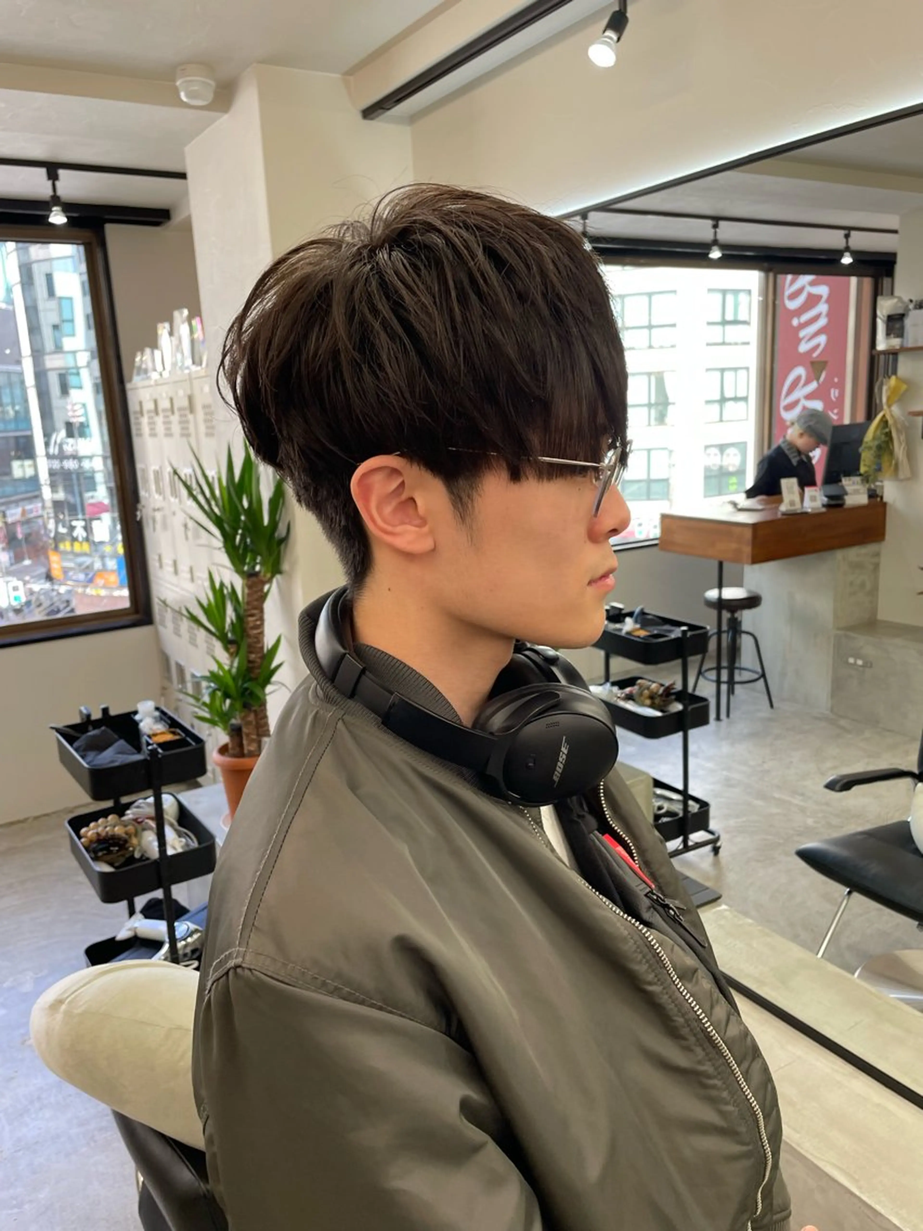 カラー パーマ メンズ メンズパーマ ストレートパーマ パーマ 🪐Men's🪐 ニュアンス/リョウガのヘアスタイル