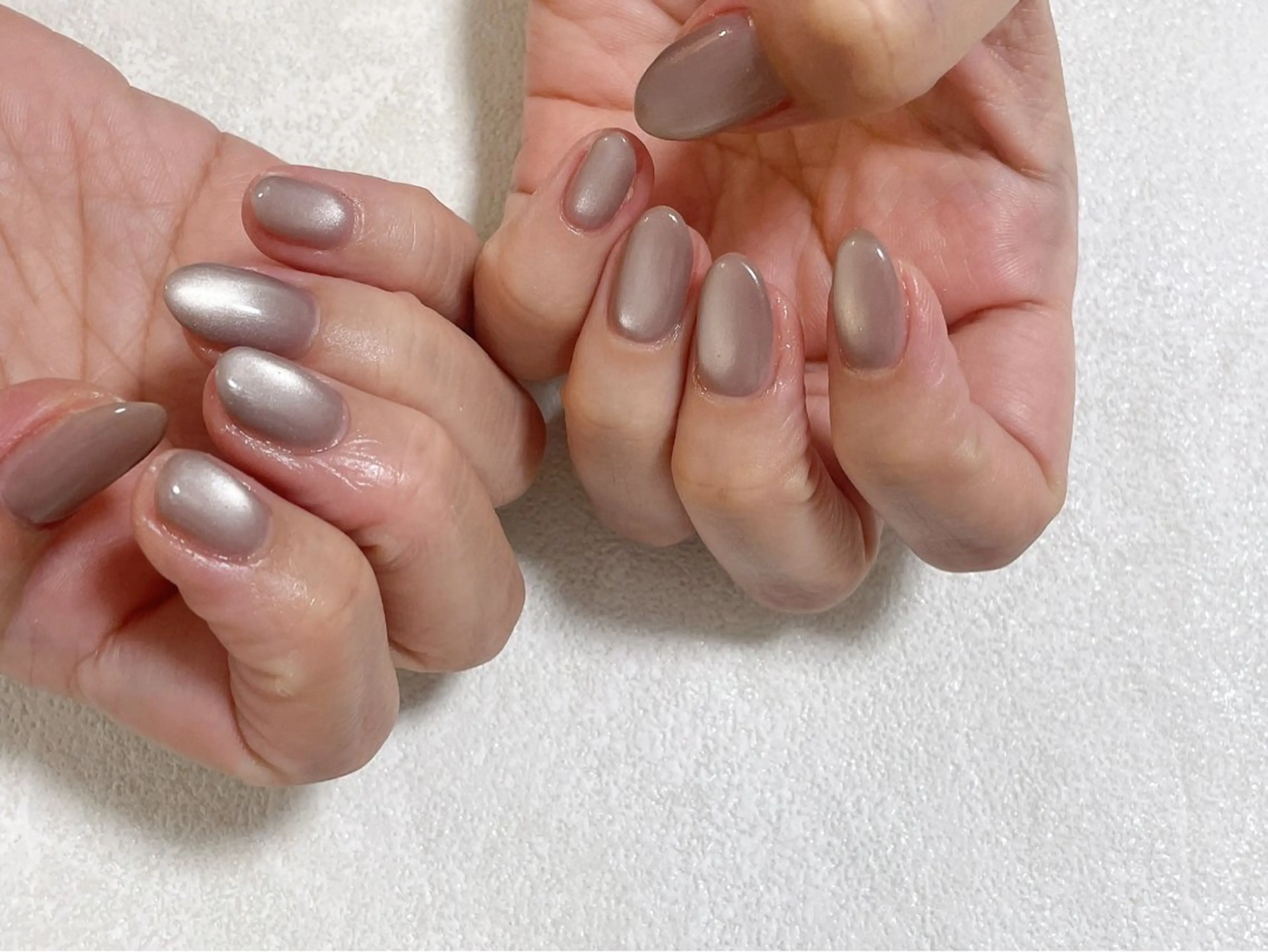 ネイル オーロラネイル フットネイル フレンチネイル ジェルネイル マグネットネイル ハンドネイル Mogu nail 二子玉川のネイルデザイン