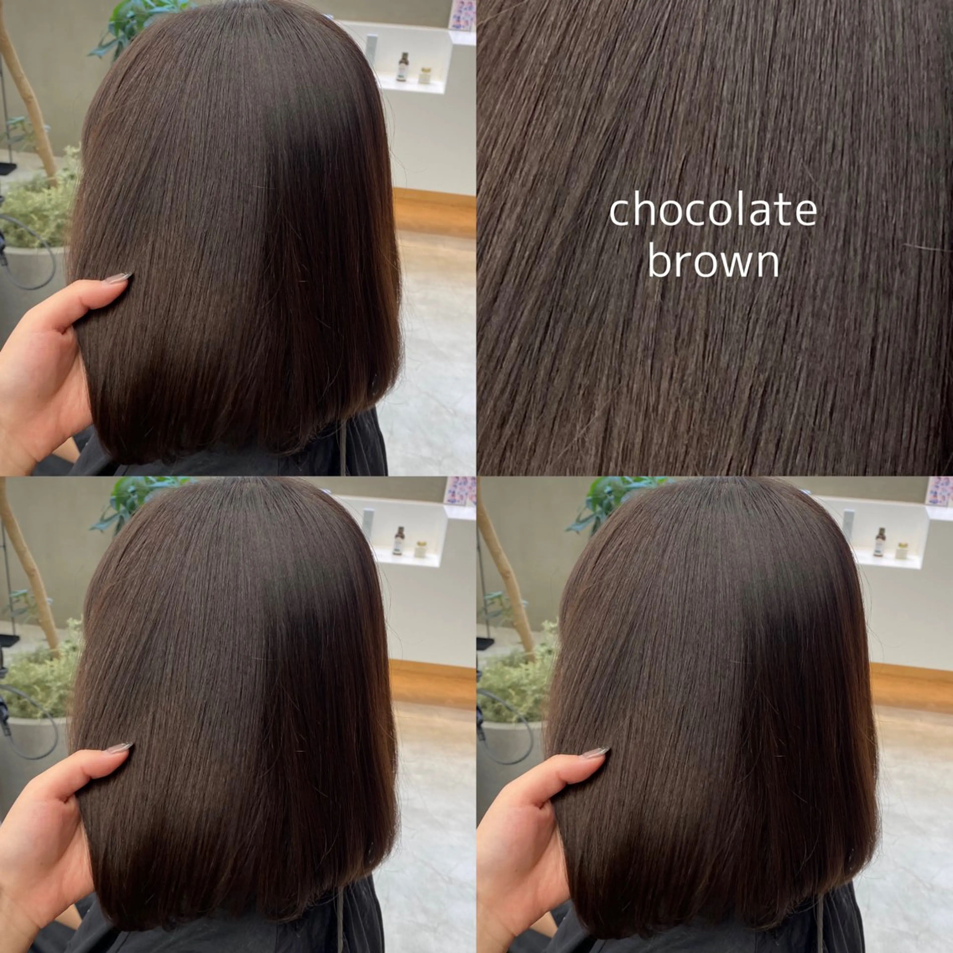 ショート カラー ブラウンカラー チョコレートブラウン 暖色/ブラウン/ 透明感/ゆうかのヘアスタイル