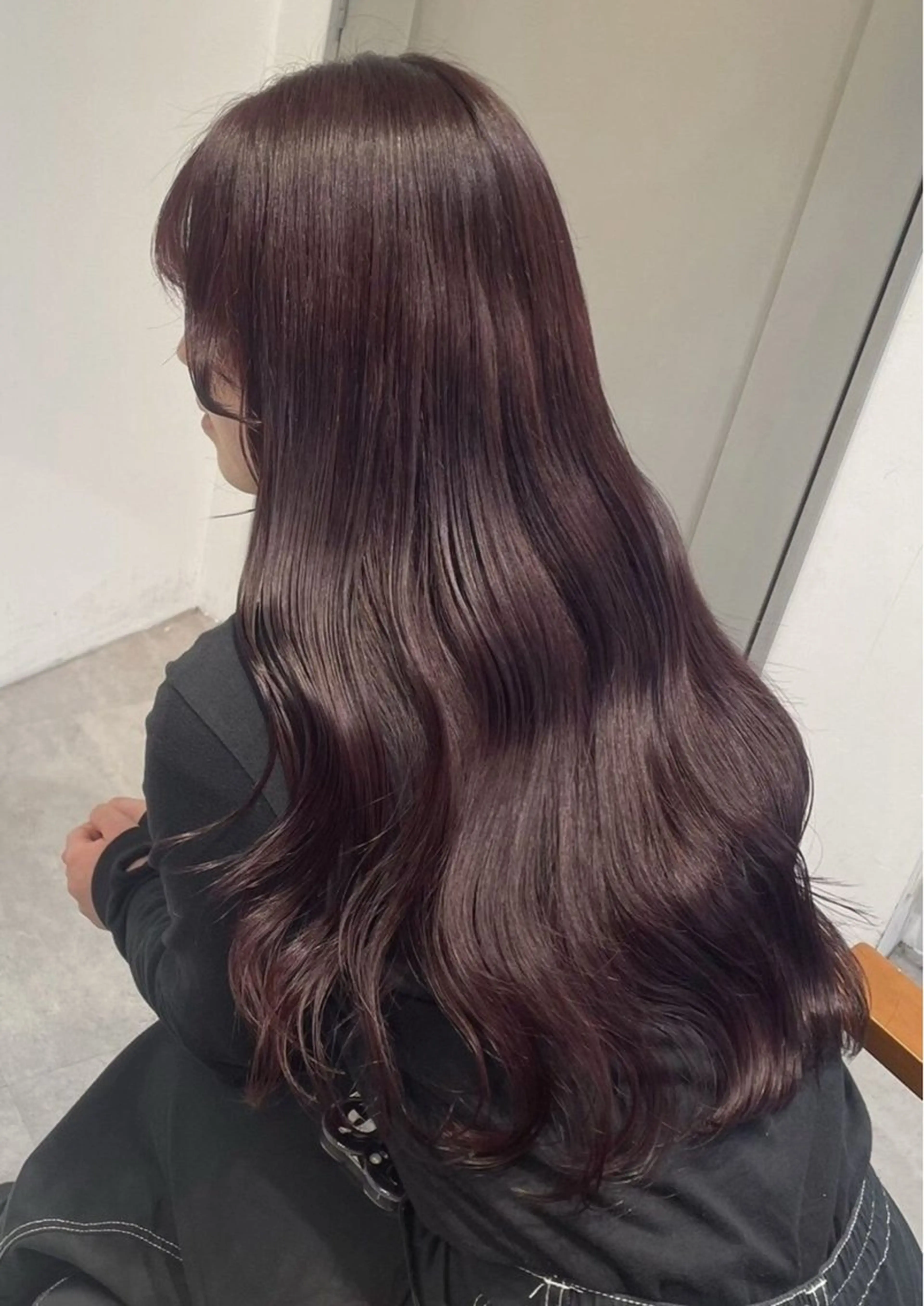 ロング ヘアカラー トリートメント 艶モテカラー miku🏳️‍⚧️のヘアスタイル