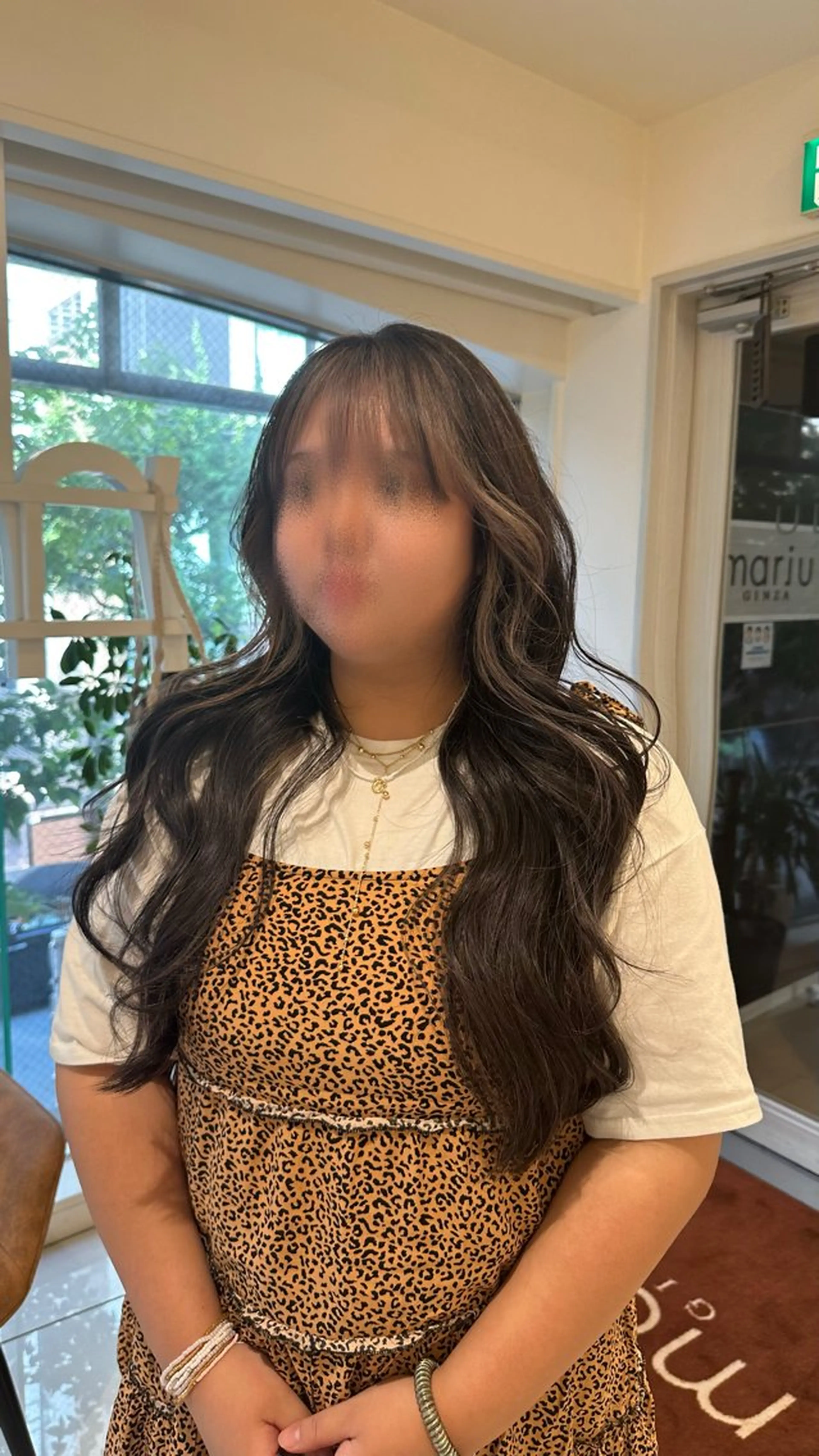 ロング カラー ヘアカラー 🤎ハイライト/ 艶カラー/銀座🤎のヘアスタイル
