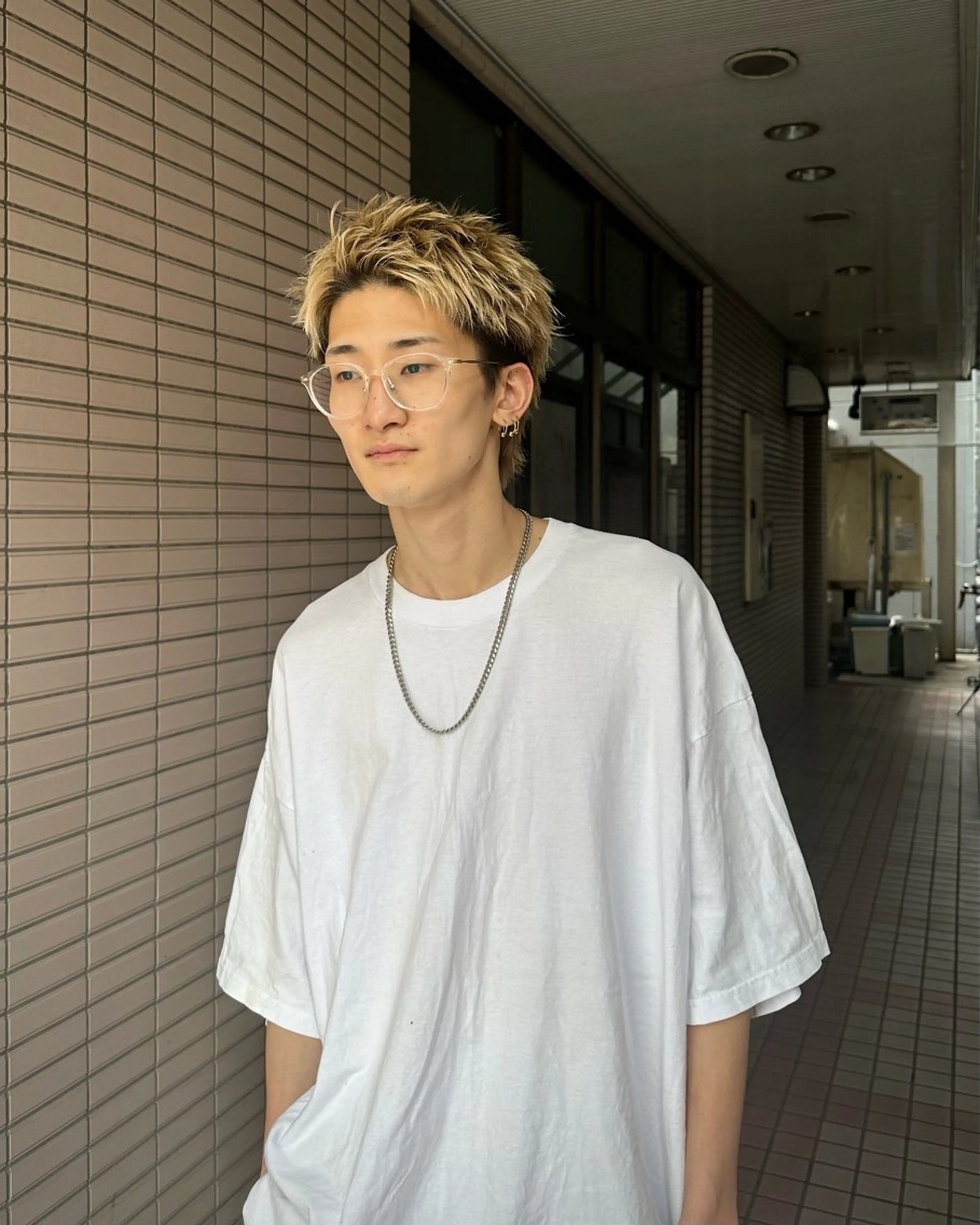 ショート メンズ スパイキーショート ショートヘア カット ヘアカラー 栢原 達也のヘアスタイル
