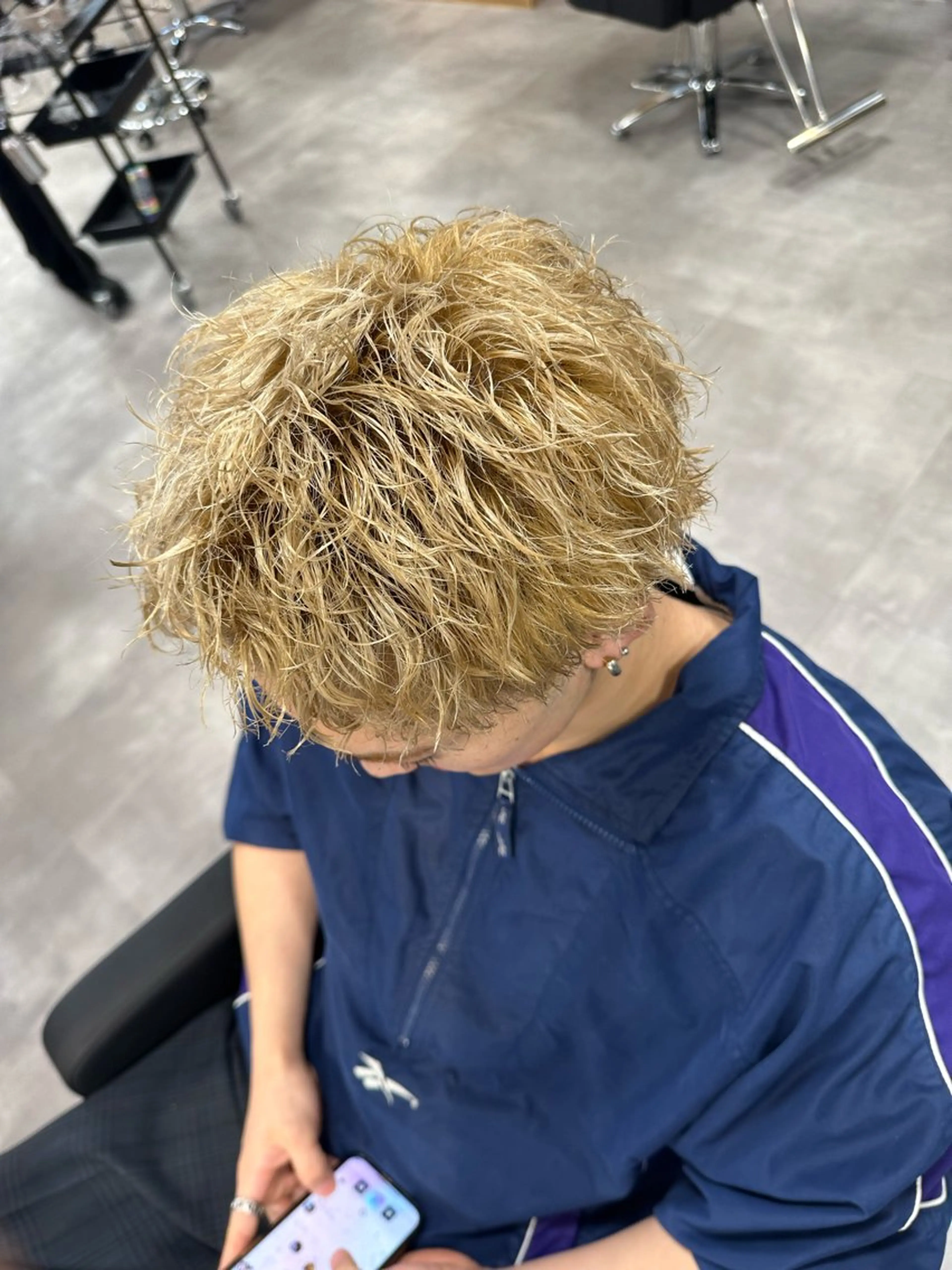 カラー メンズ ブロンド カット ヘアカラー 札幌メンズヘア指名 No.1光👑👑のヘアスタイル