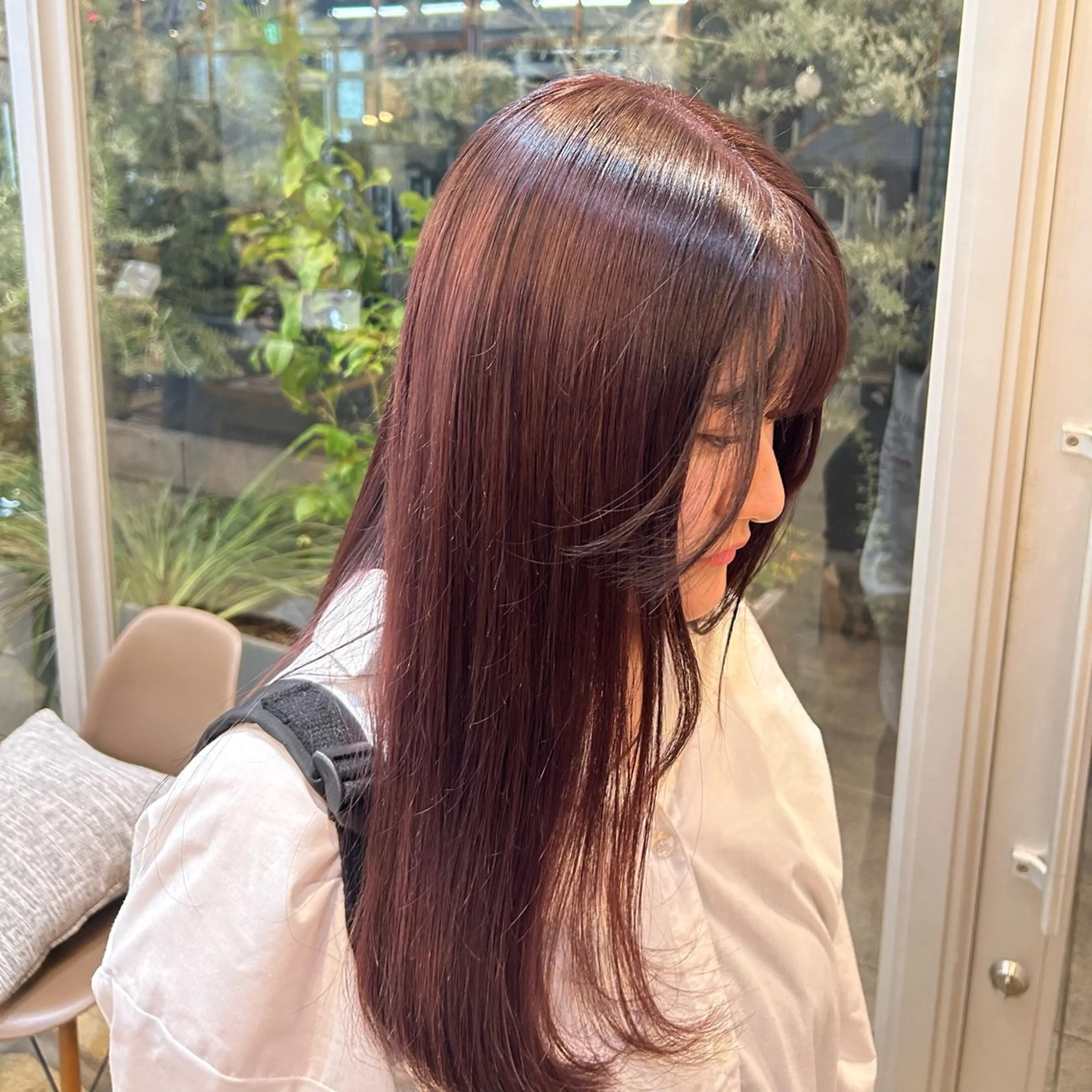 ロング カラー knot by belle所属・明津 桜空のヘアスタイル