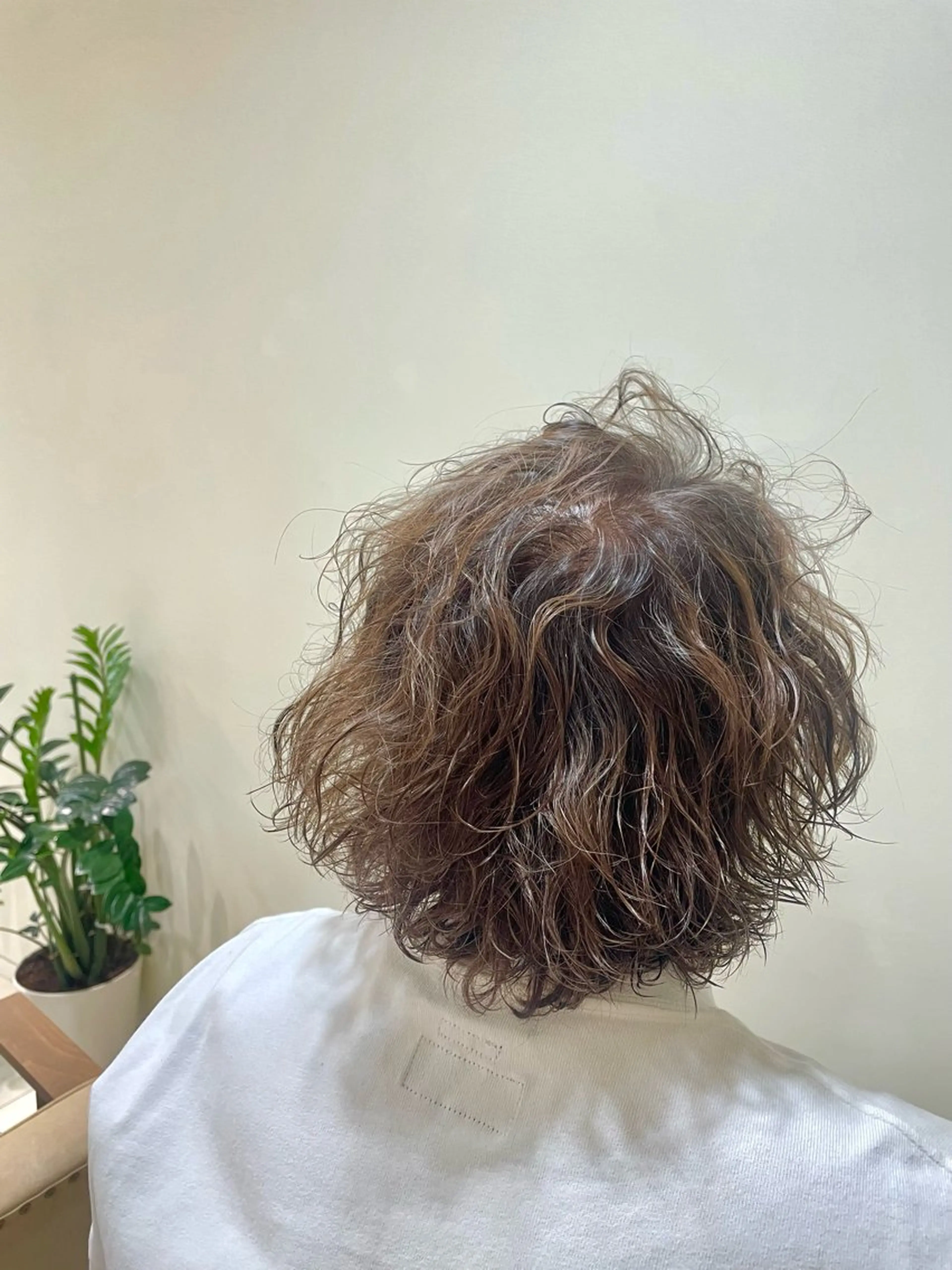 カット＋コールドパーマの撮影モデル募集の写真