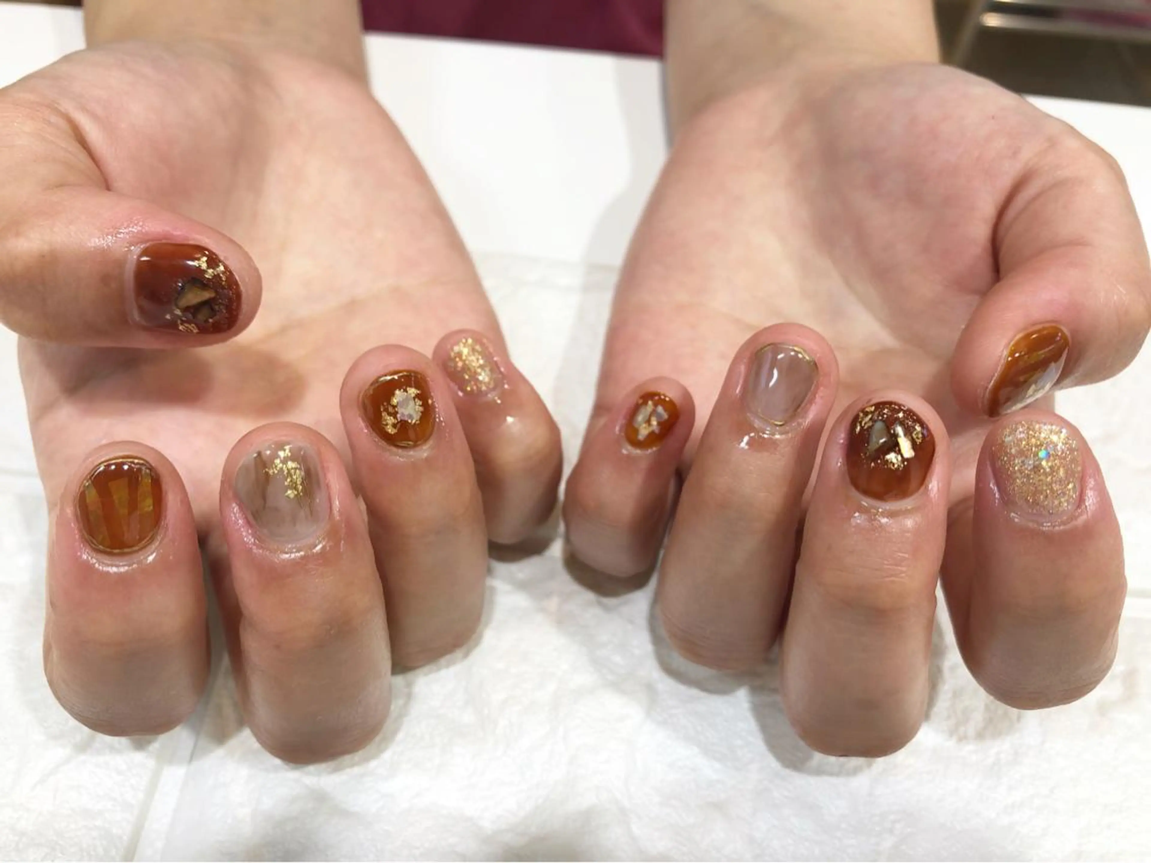 ネイル ニュアンスネイル U rinaのマツエク・マツパデザイン