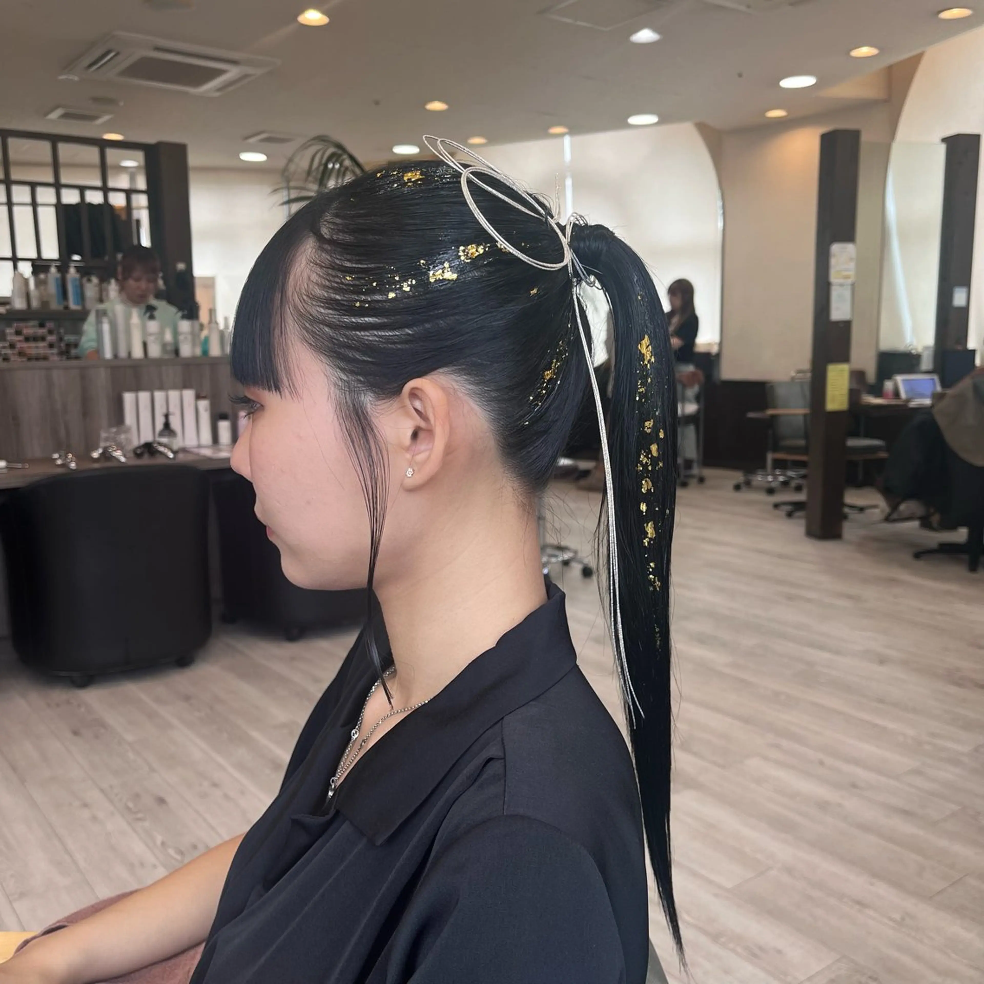 ロング 入学式 卒業式のヘアスタイル 西 沙菜/トレンド カラー/透明感カラーのヘアスタイル