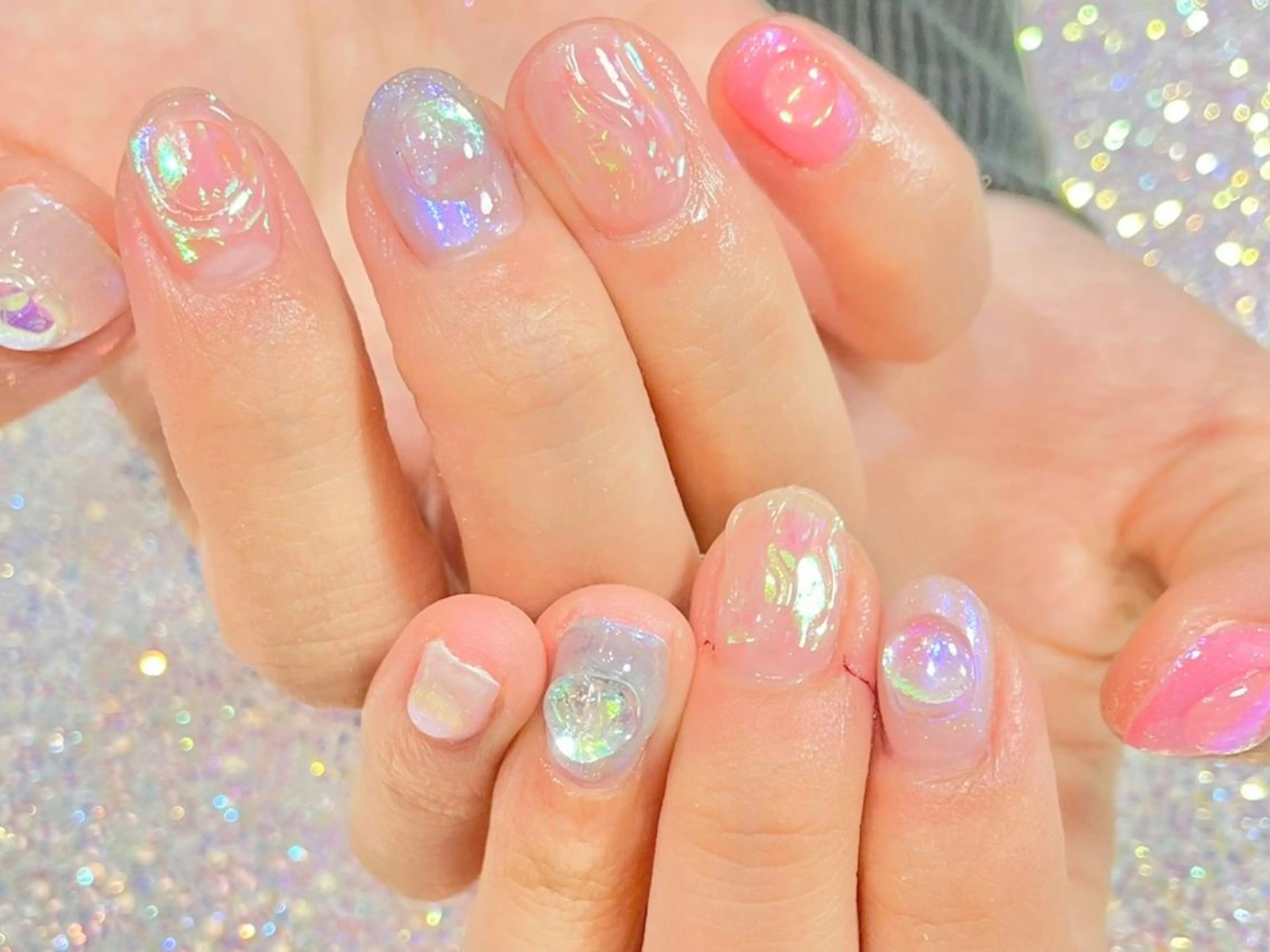 ネイル Menail心斎橋筋 ギャル×韓国🇰🇷のネイルデザイン