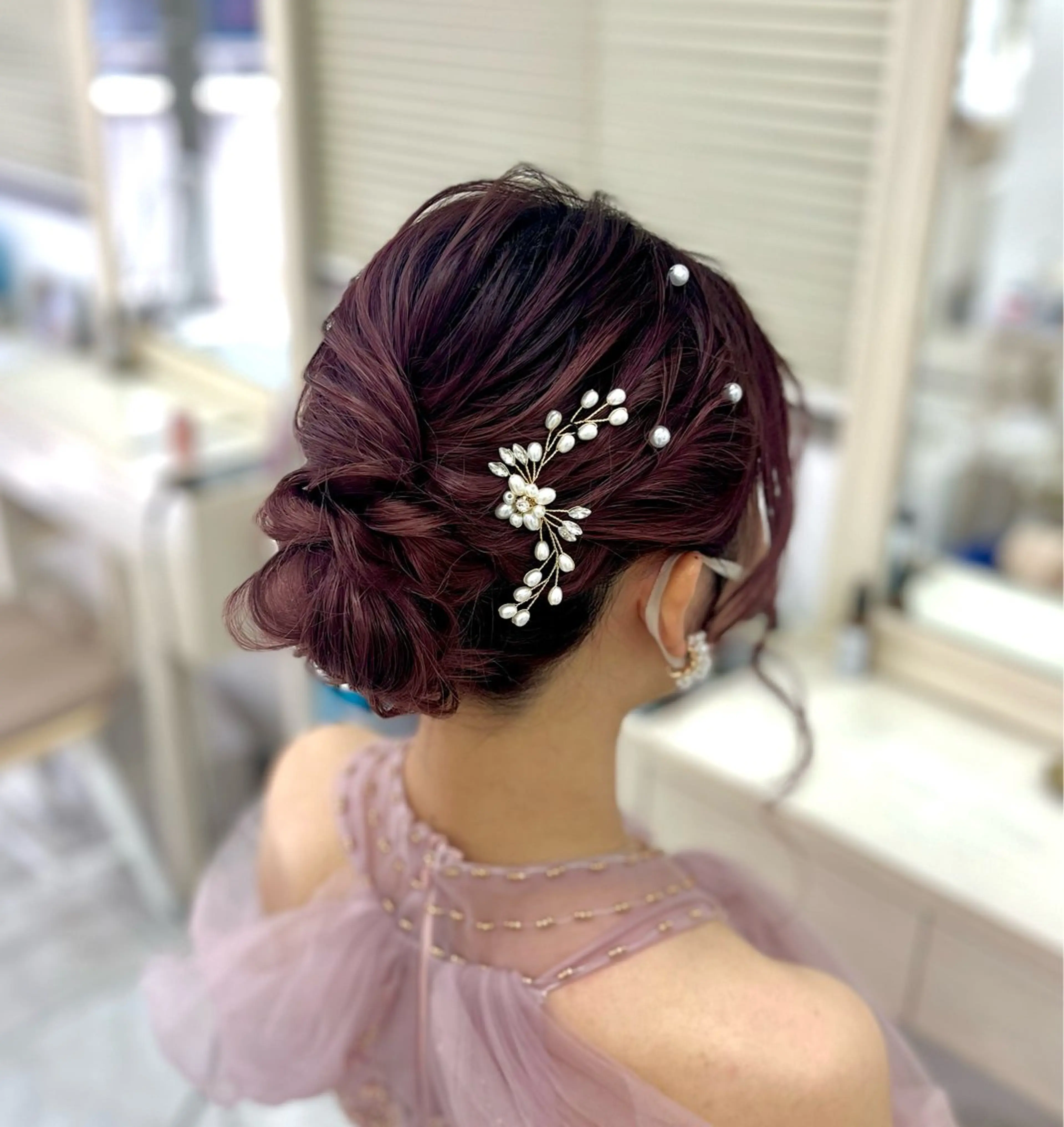 ヘアアレンジ ヘアセット 似合わせヘアメイク 💐オダギリチアキのヘアスタイル