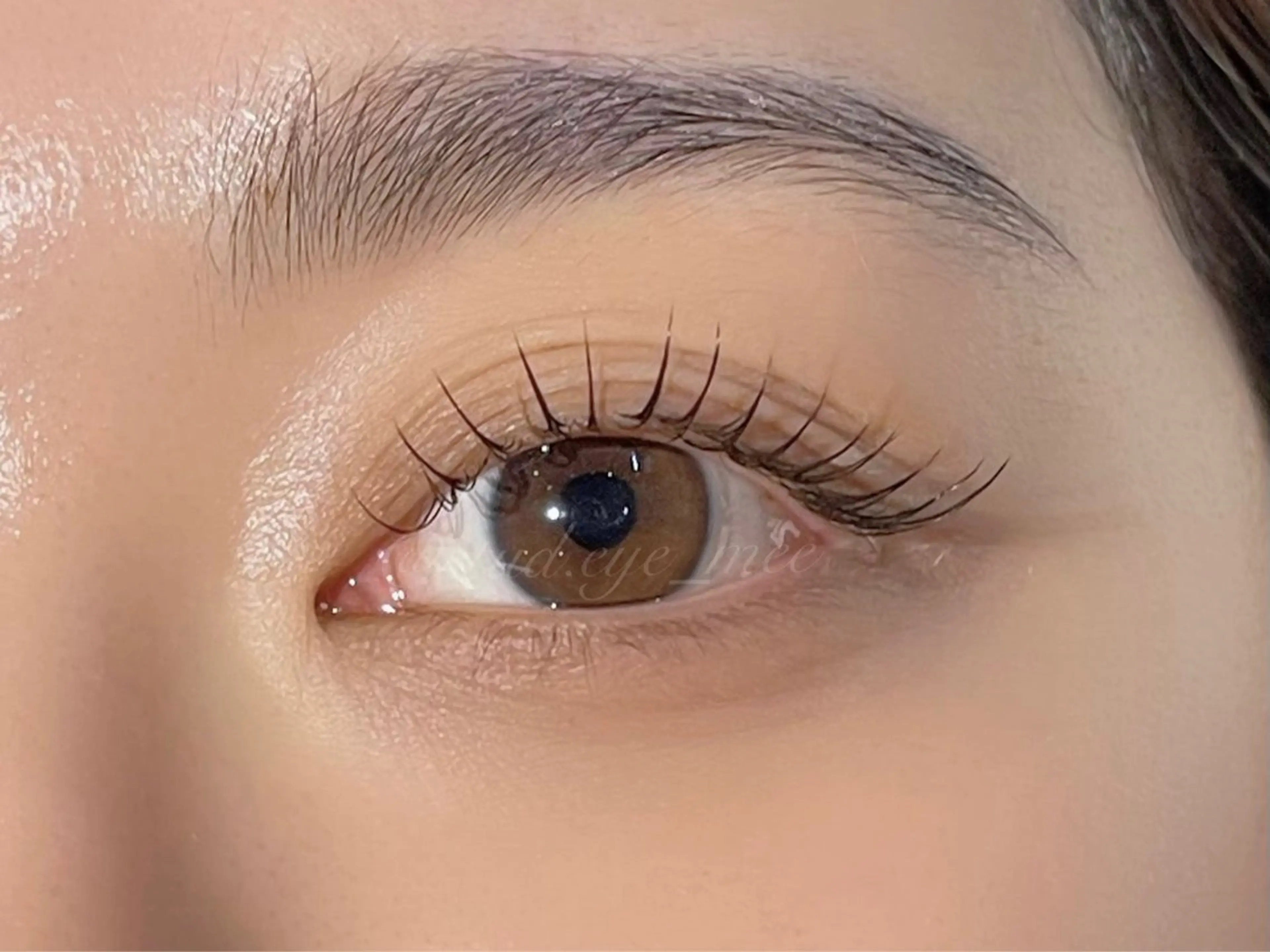 まつげエクステ100本の写真