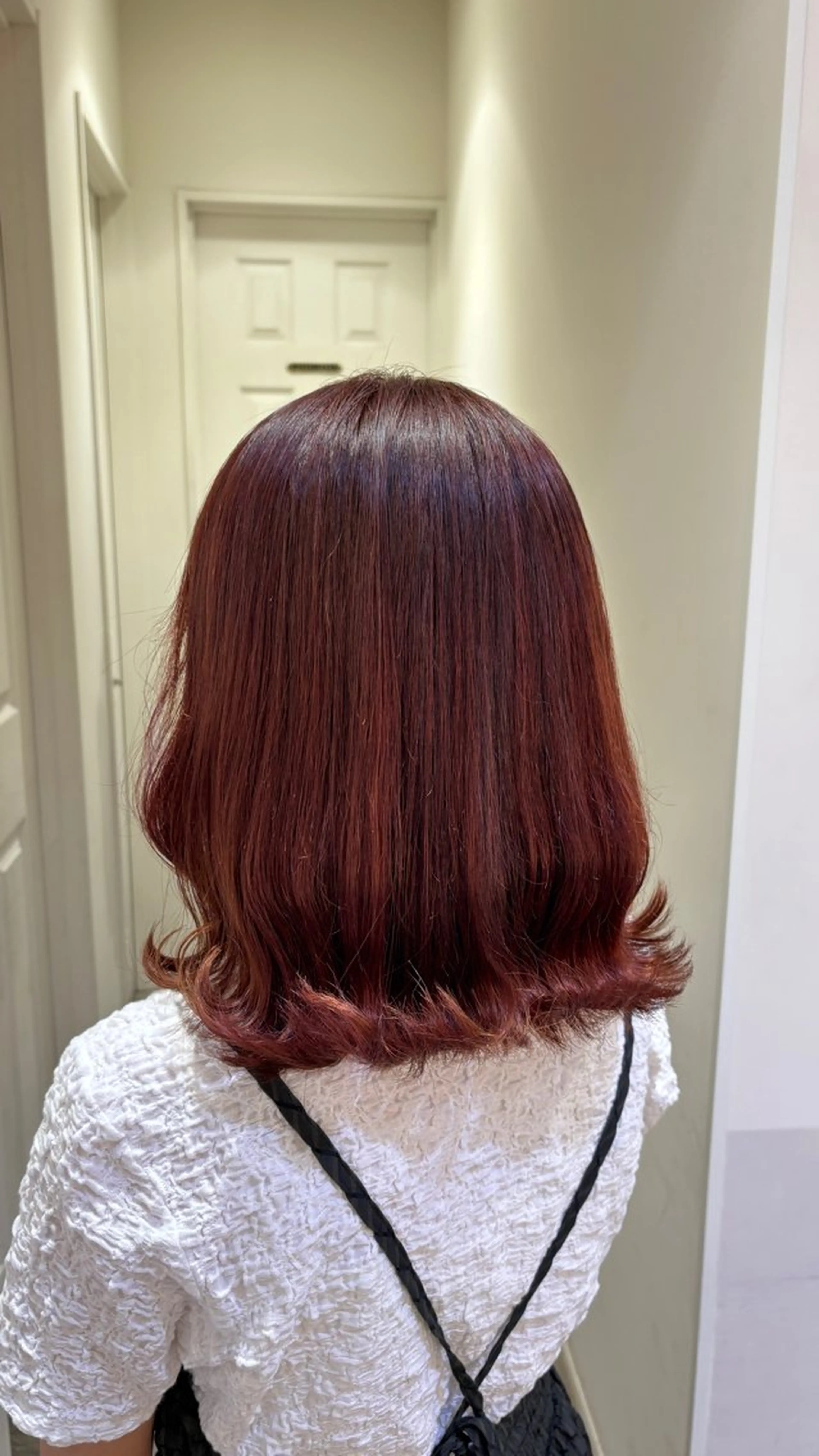 カラー 🍒垢抜けカラー 耳つぼ ヘアメあずみのヘアスタイル