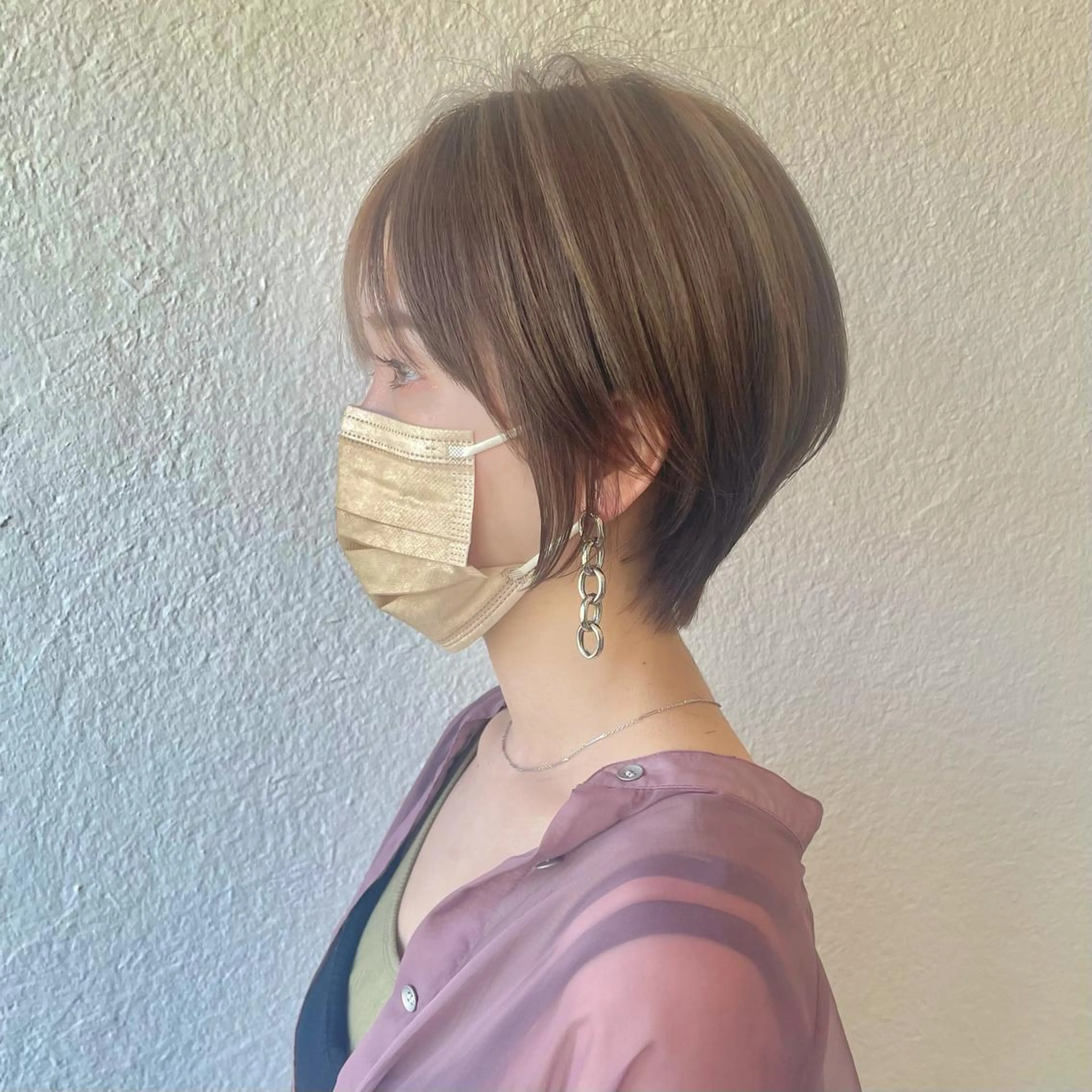 ショート カラー くびれヘア ショートヘア エターナル所属・髪質改善特化 谷口祐綺のヘアスタイル