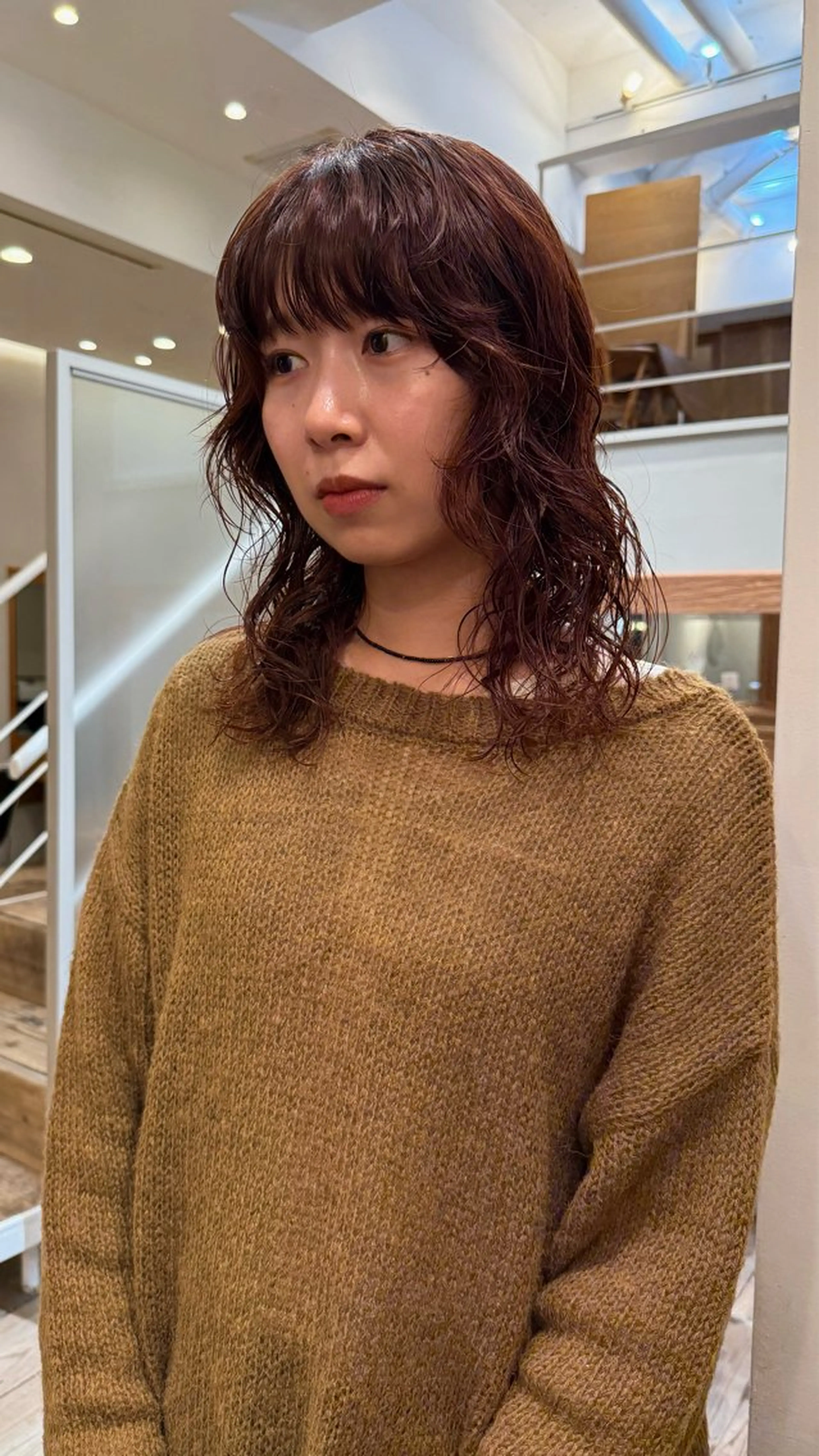 セミロング パーマ 原宿/パーマ 🧺ユウマのヘアスタイル