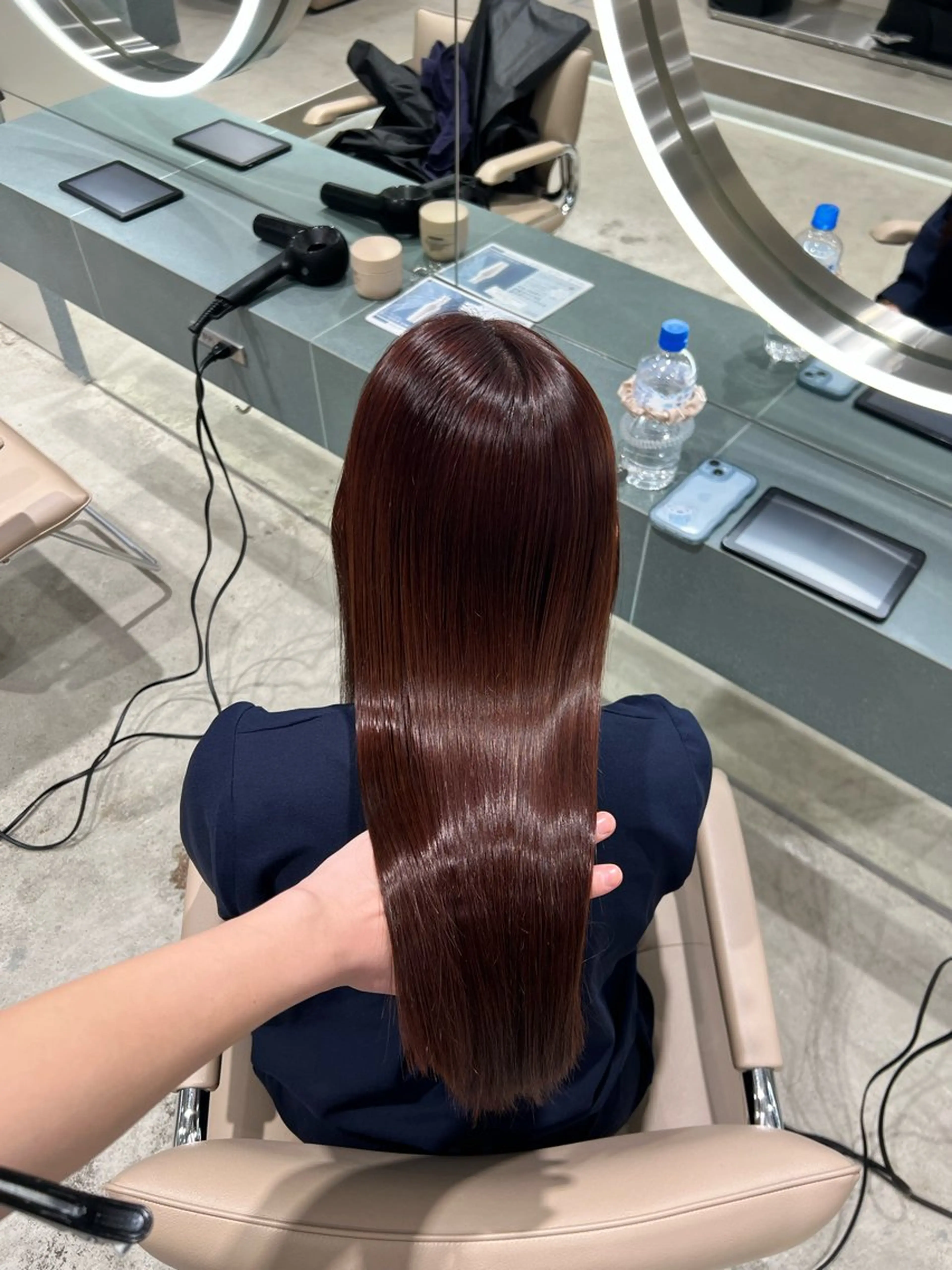 ミディアム カラー ✨髪質改善 縮毛矯正 艶髪 立川 コウキ✨のヘアスタイル