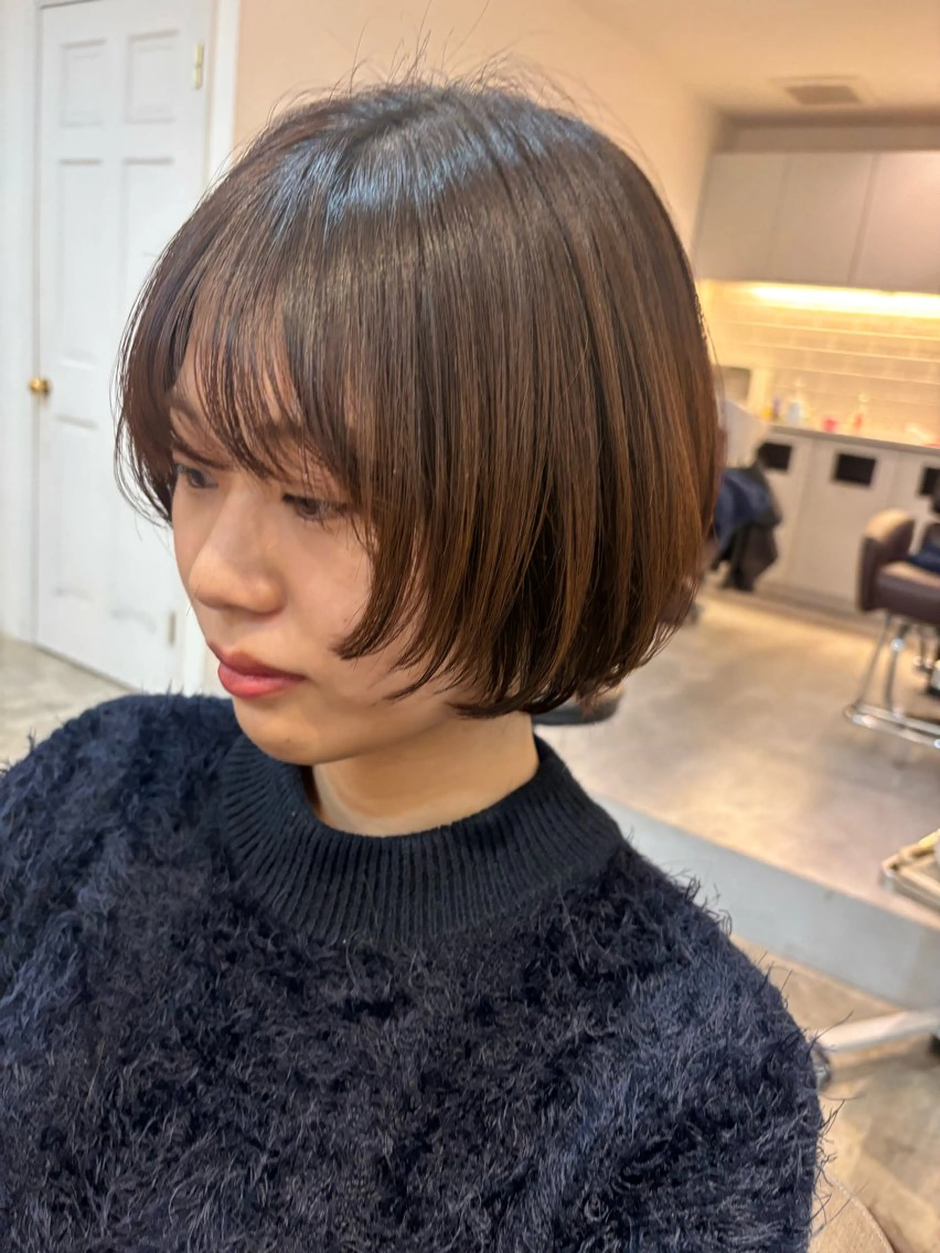 ショート 顔周りカット ☁️RIKA☁️ @ri2_____bのヘアスタイル