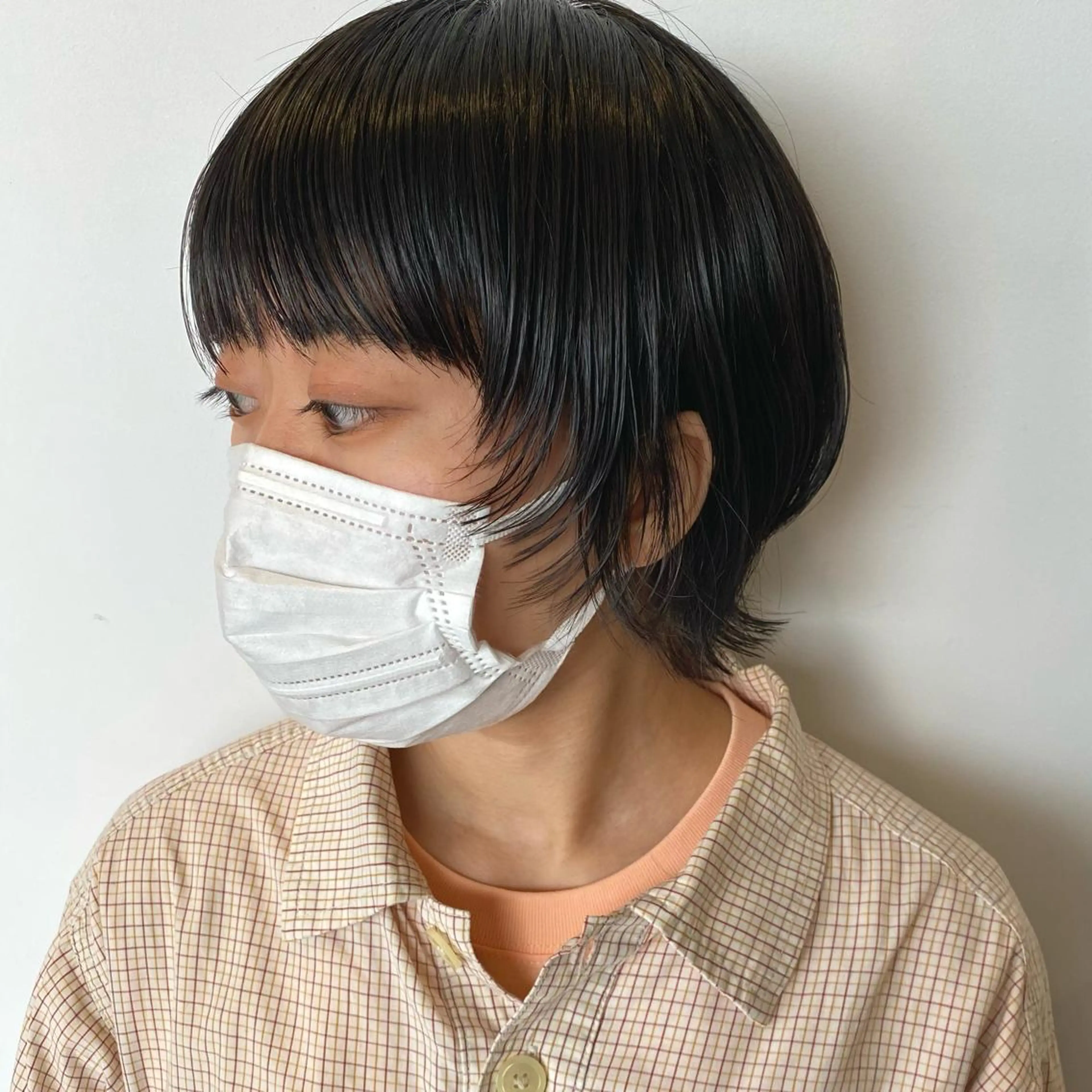 ショート ワイドバング ウルフカット カット 高橋 舟太郎のヘアスタイル