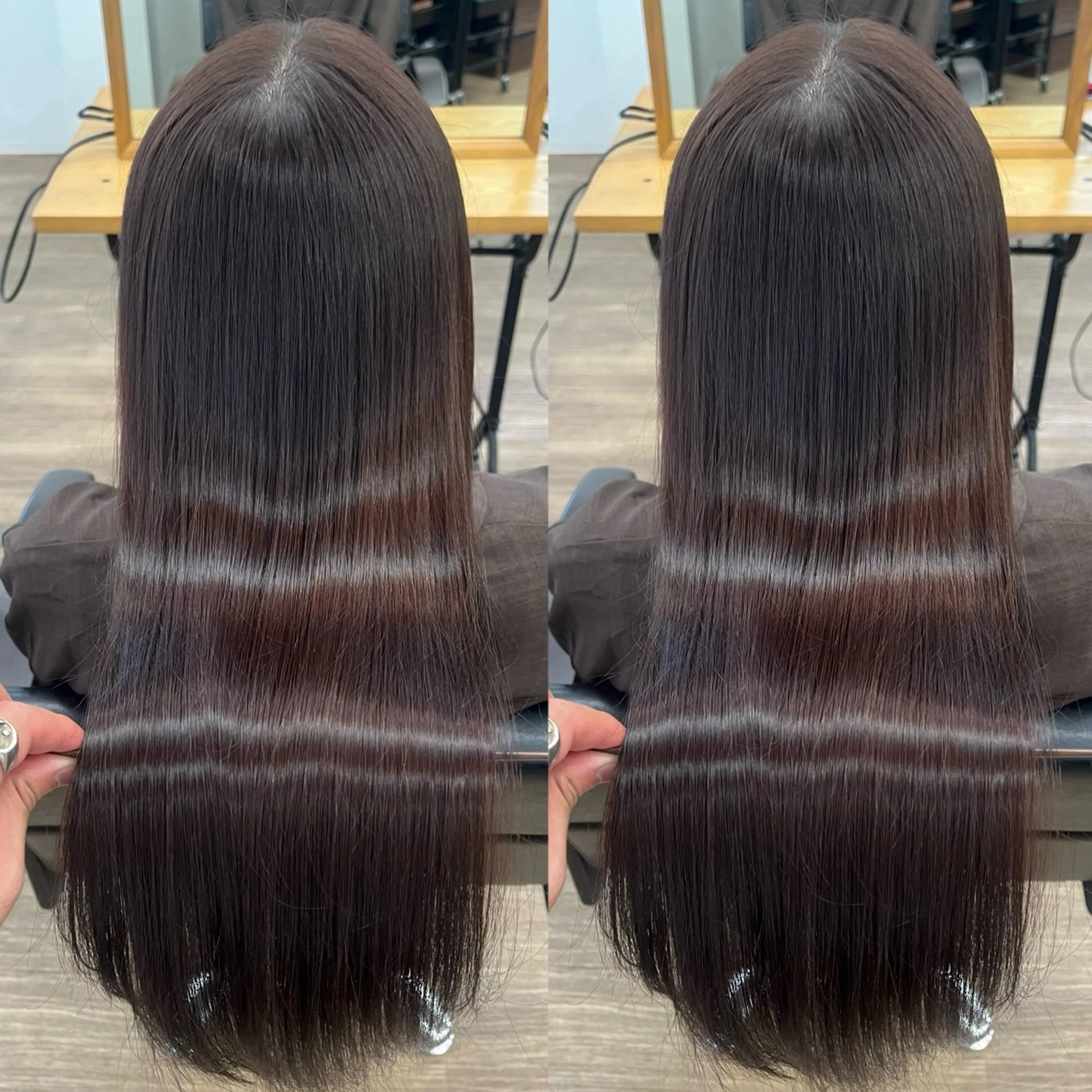 ロング カラー パーマ ヘアアレンジ メンズ ダブルカラー 顔周りカット 髪質改善 レイヤーカット トリートメント ヘアカラー トリートメント 💎髪質改善特化💎 RUITOのヘアスタイル