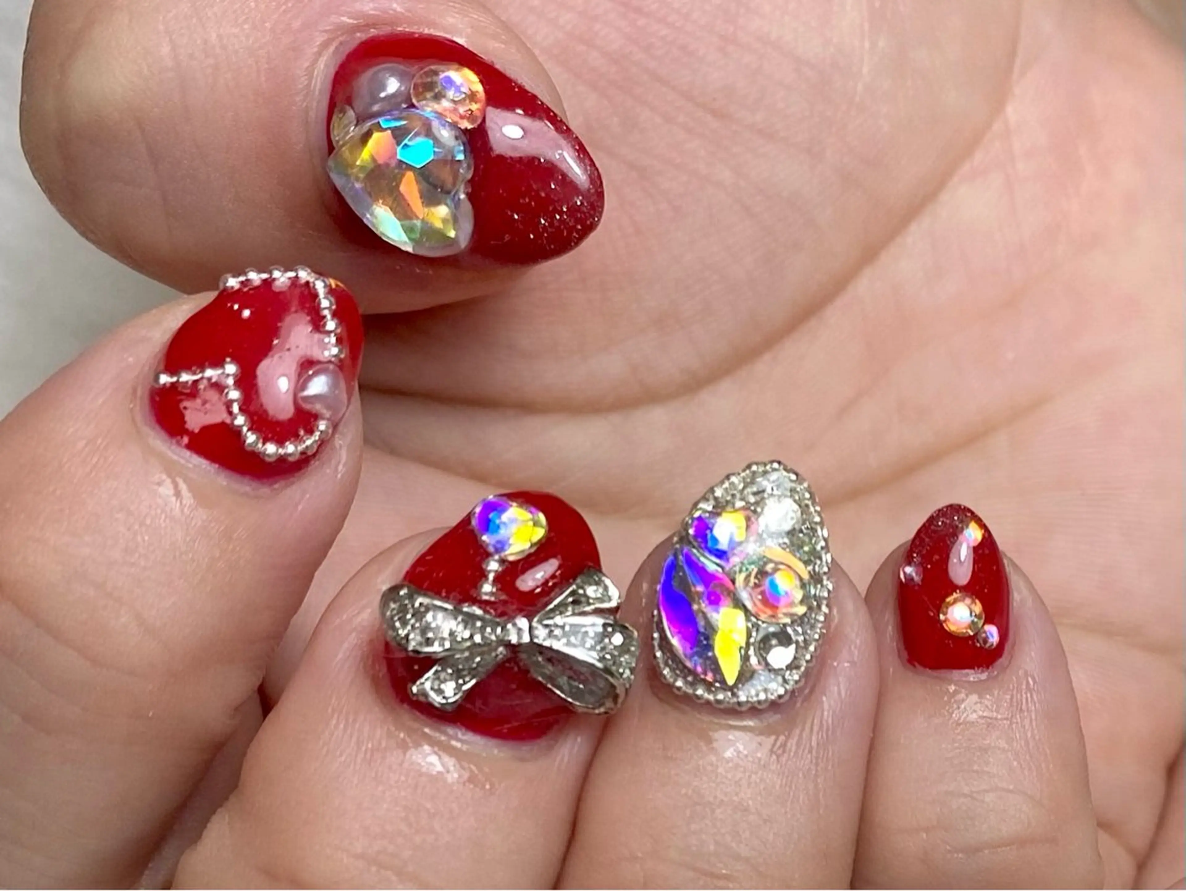 ネイル アートネイル ワンホンネイル ハンドネイル nailsalon e'clatのネイルデザイン