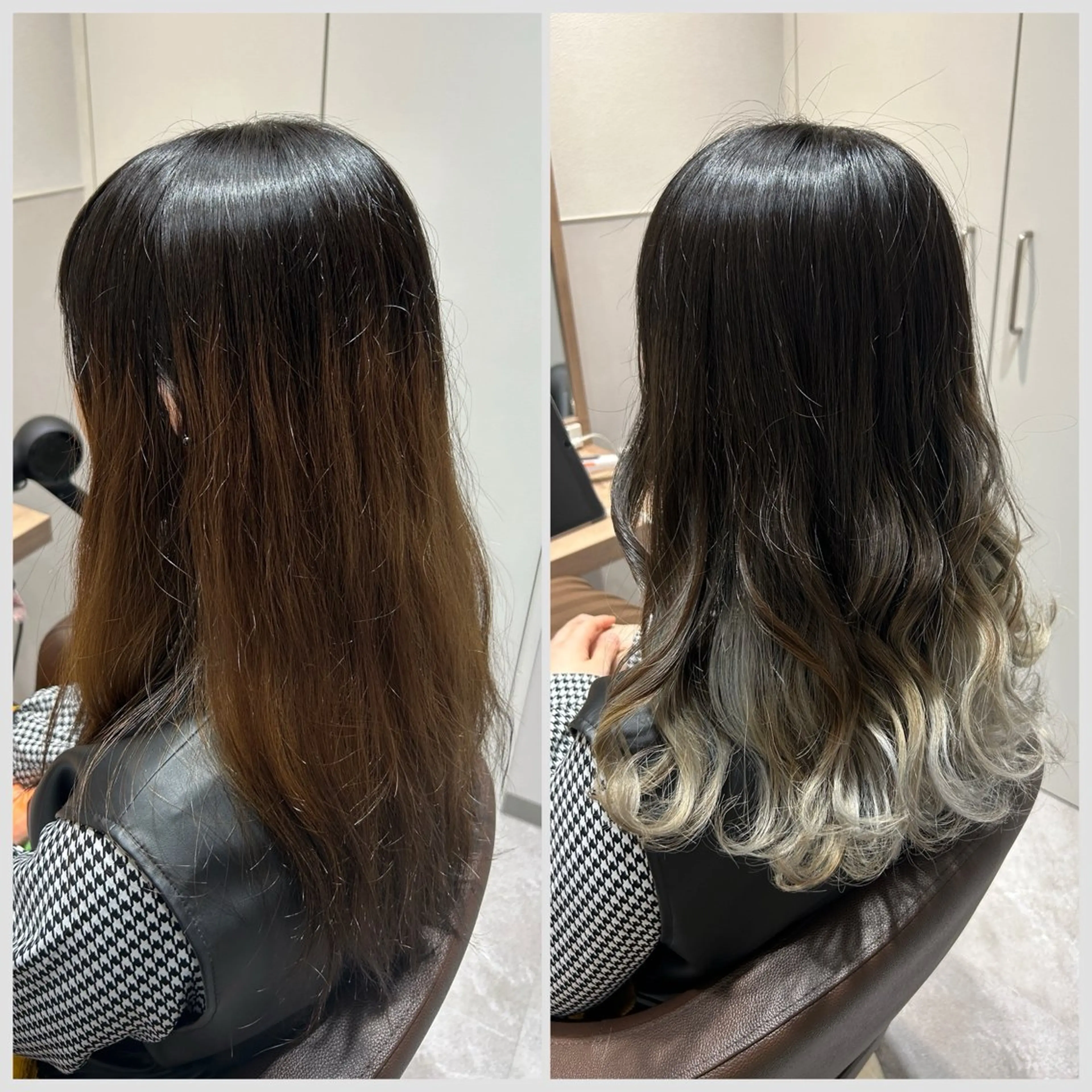 ミディアム カラー ブリーチ ケアブリーチ ダブルカラー グラデーションカラー シルバー ヘアカラー トリートメント SALOWIN 神戸三宮店所属・【三宮/ブリーチ なしカラー】高田祐也のヘアスタイル
