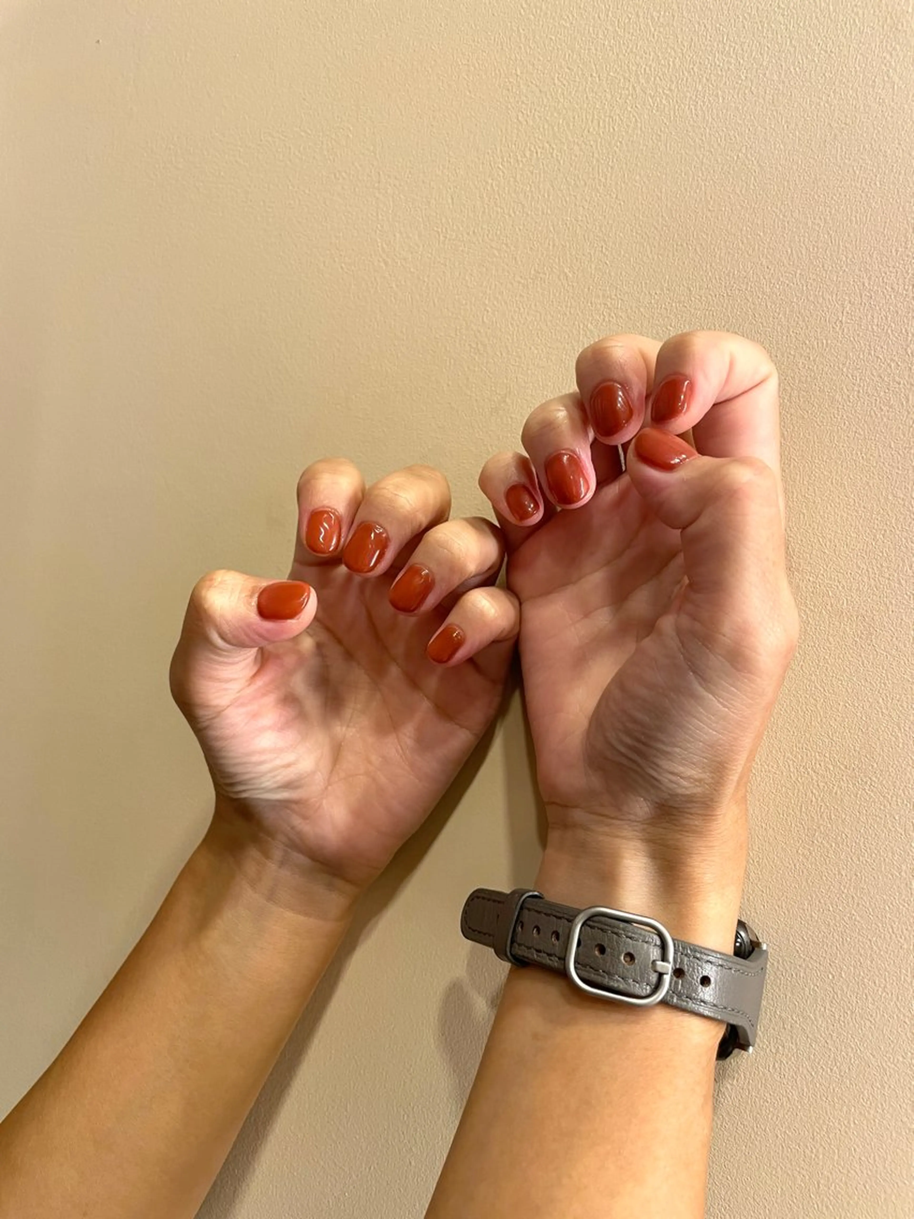 ネイル ジェルネイル ニュアンスネイル ワンカラーネイル ショートネイル シンプルネイル ハンドネイル sususu駒澤大学 Azusaのネイルデザイン