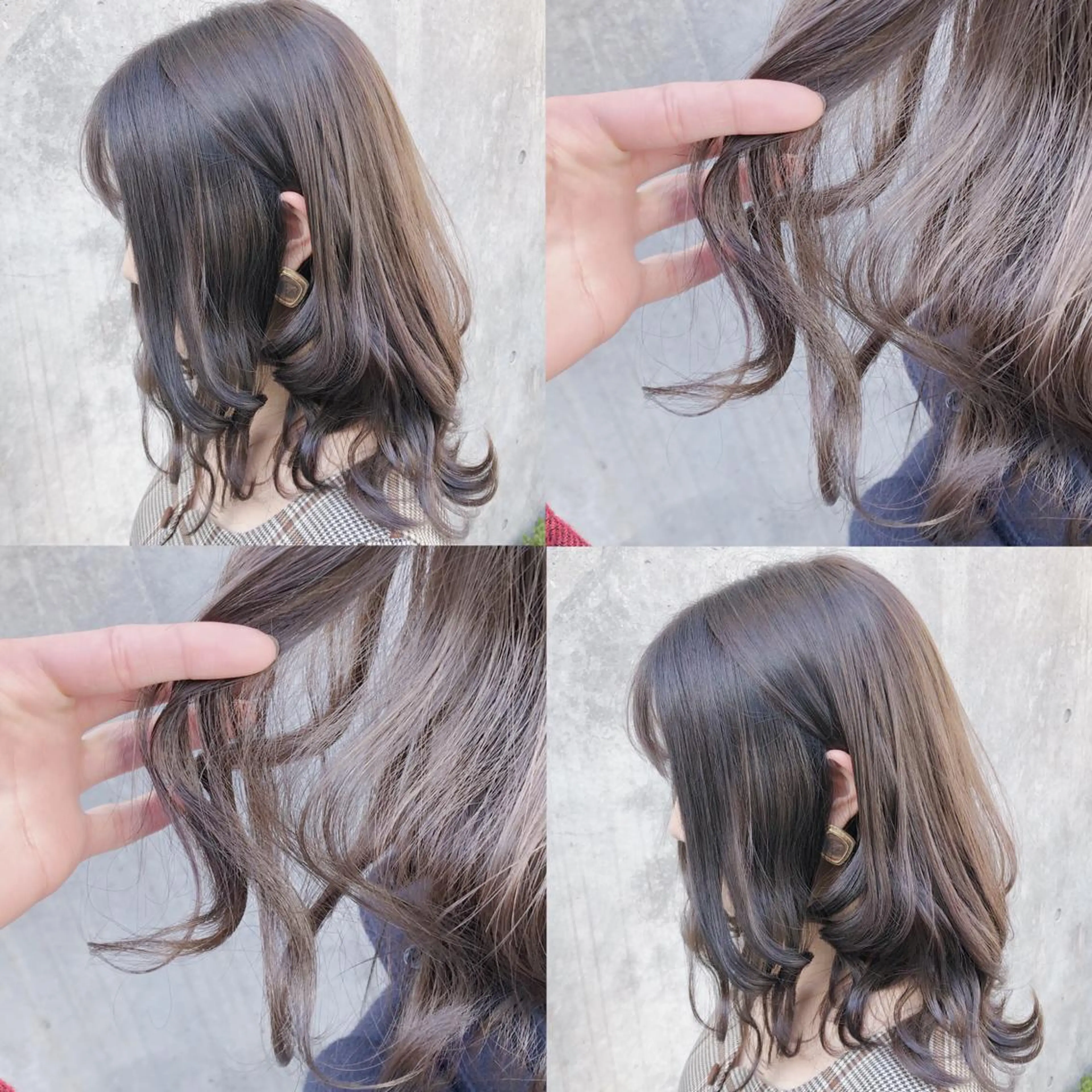 セミロング カラー ヘアアレンジ メンズ キッズ メンズブリーチ アッシュ ブリーチ ブリーチなしカラー ヘアカラー トリートメント 💟Chloe原宿店 🩶ハイトーンのヘアスタイル