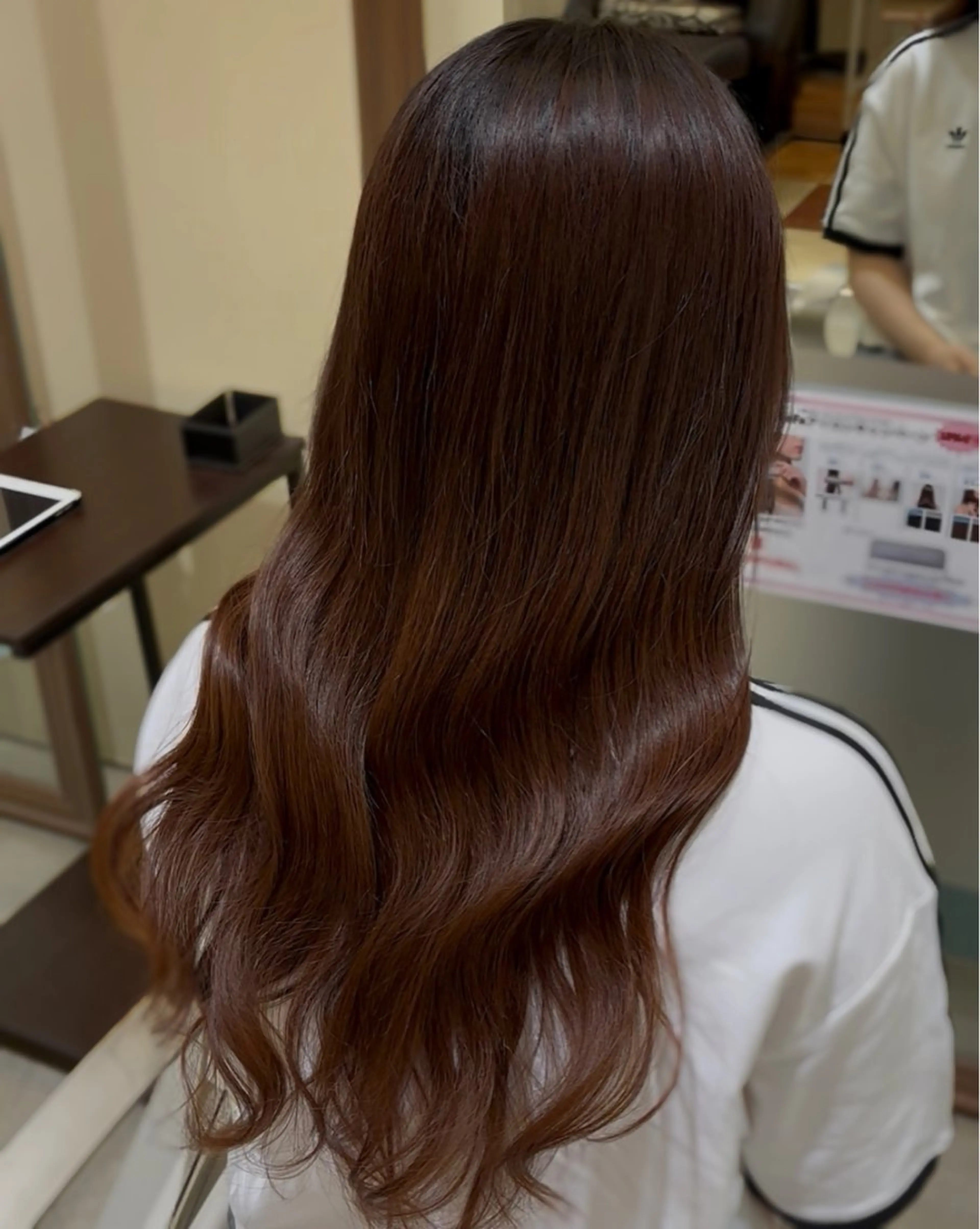 ロング 韓国風ヘア レイヤーカット カット ヘアカラー BRANCHÉ 高蔵寺☘️ねねほ☘️のヘアスタイル