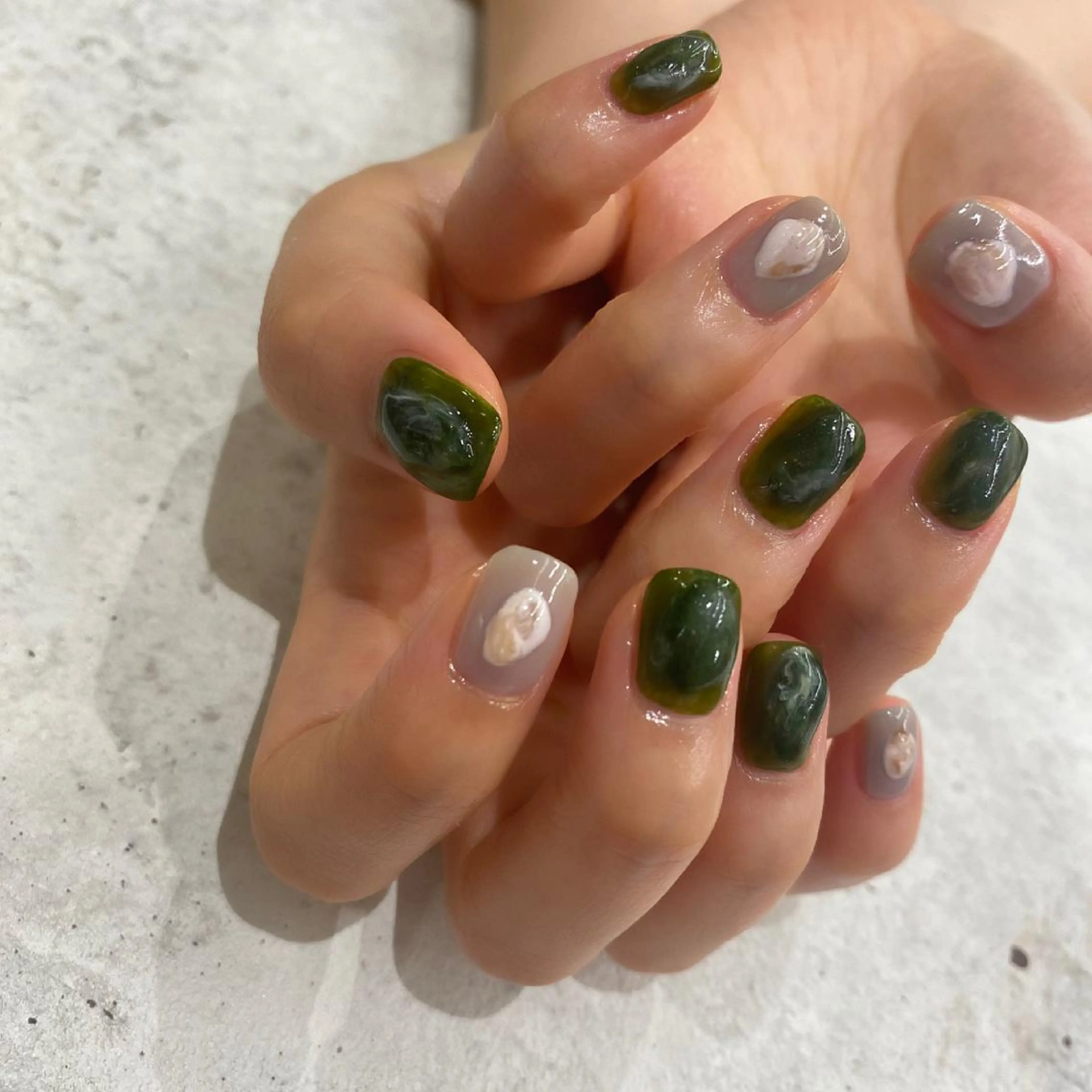 ネイル ハンドネイル Yuriko Omi パラジェル/渋谷のネイルデザイン