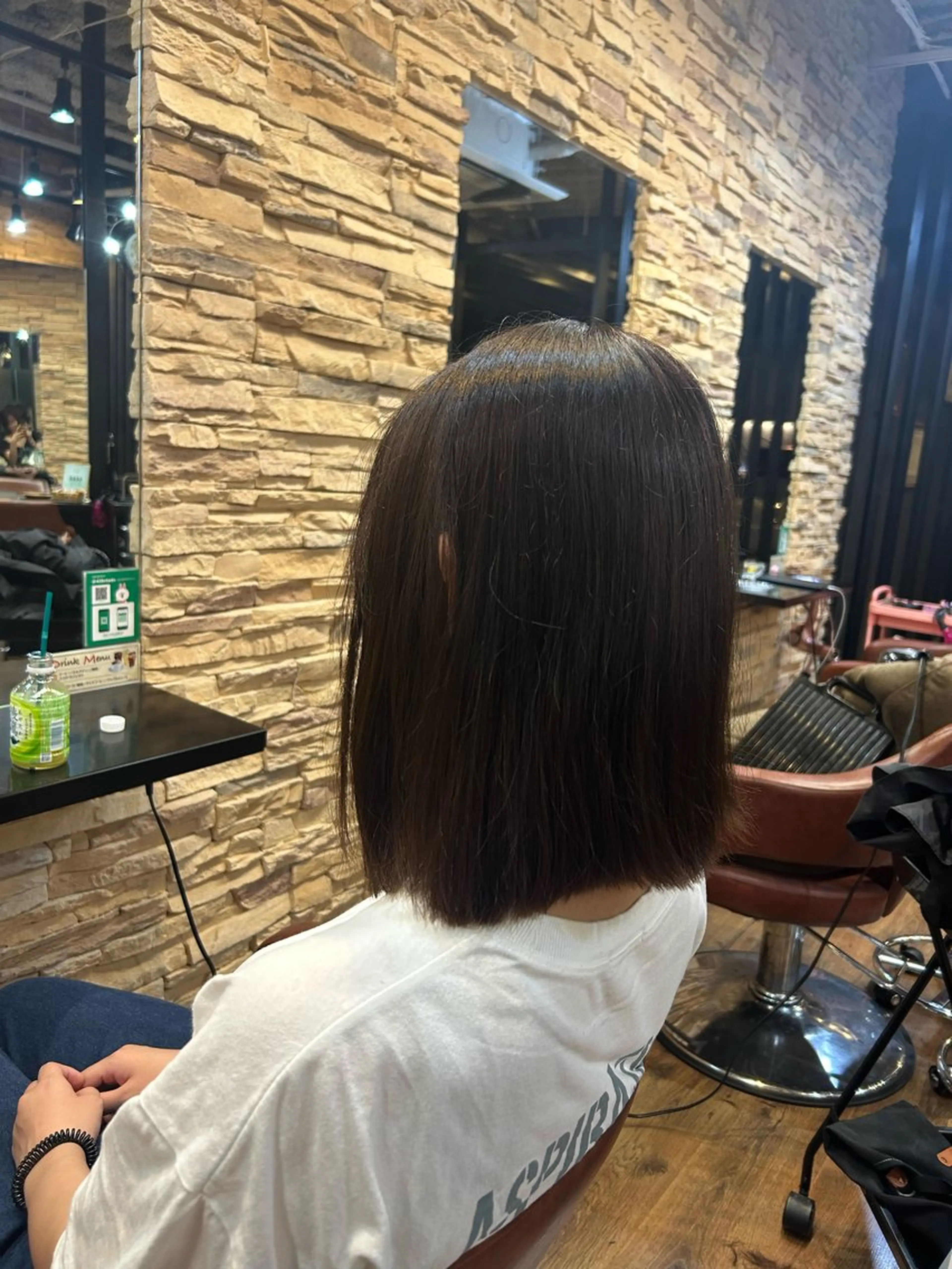 ミディアム カラー ブラウンカラー ナチュラルブラウン ボブ 【ブリーチモデル募集 】サキ🫧のヘアスタイル